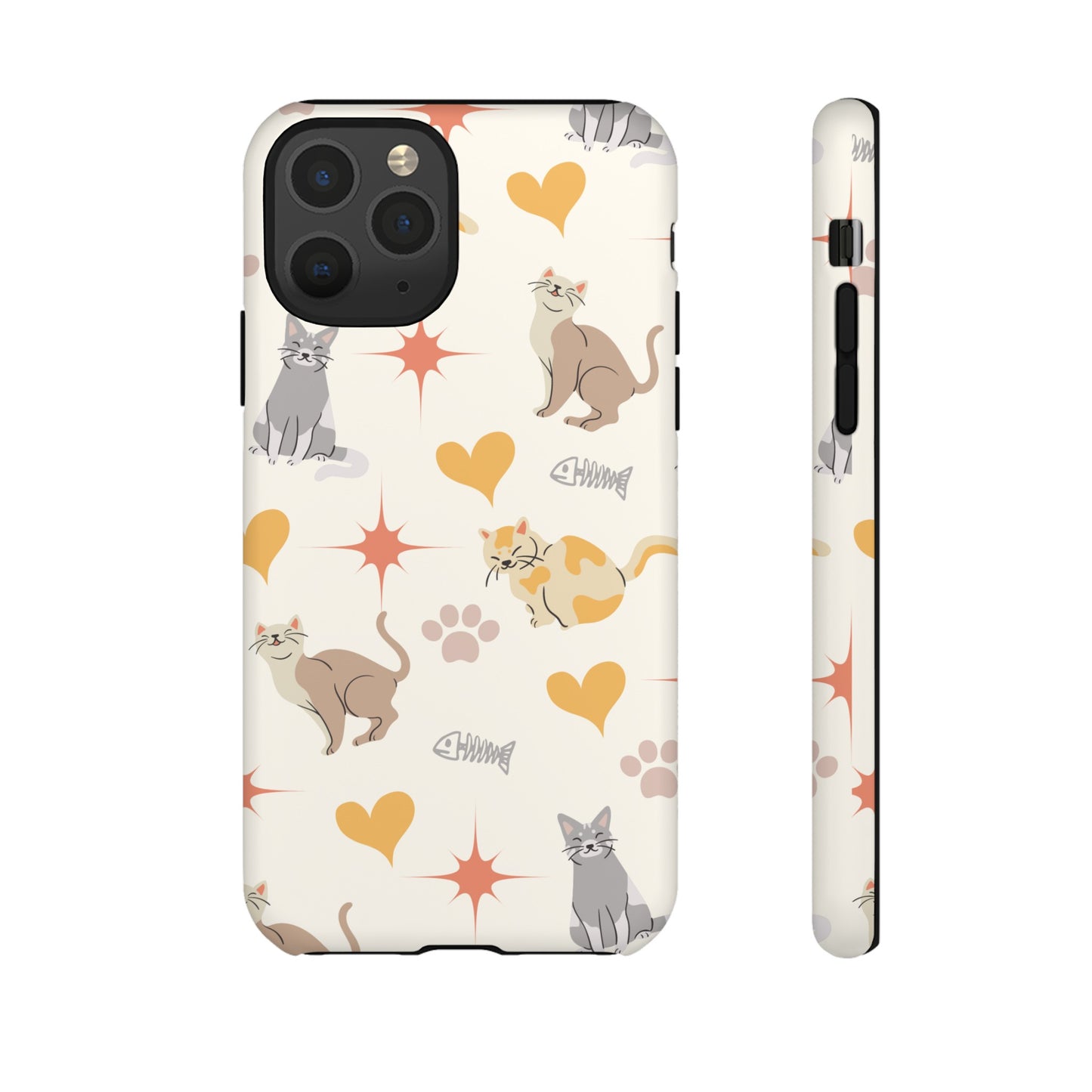 Cute Cat Wallpaper Phone Case | iPhone 15 Plus/ Pro, 14, 13, 12| Google Pixel 7, Pro, 5| Samsung Galaxy S23 All Major Phone Models