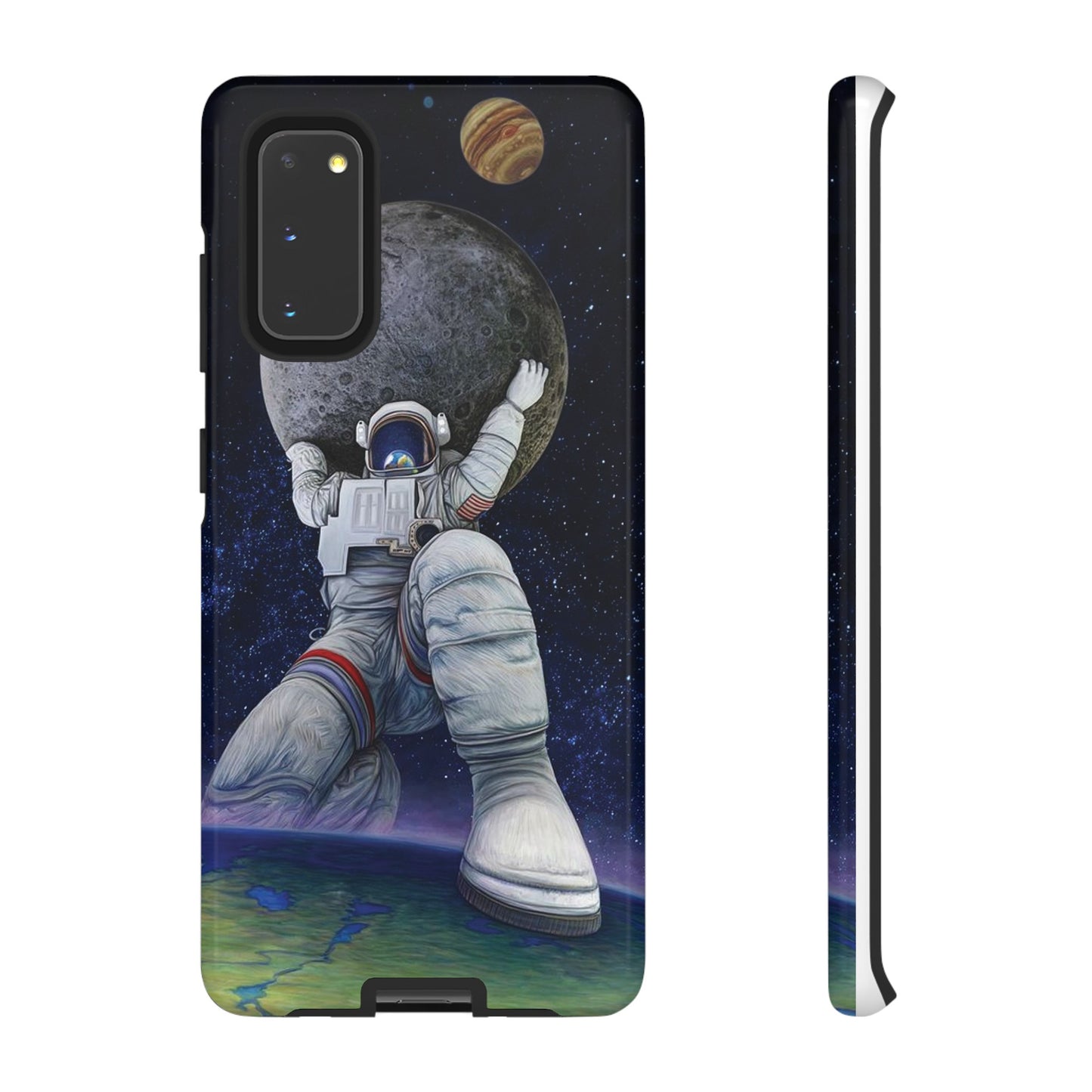 Astronaut Holding The Moon Phone Case | iPhone 15 Plus/ Pro, 14, 13, 12| Google Pixel 7, Pro, 5| Samsung Galaxy S23 All Major Phone Models