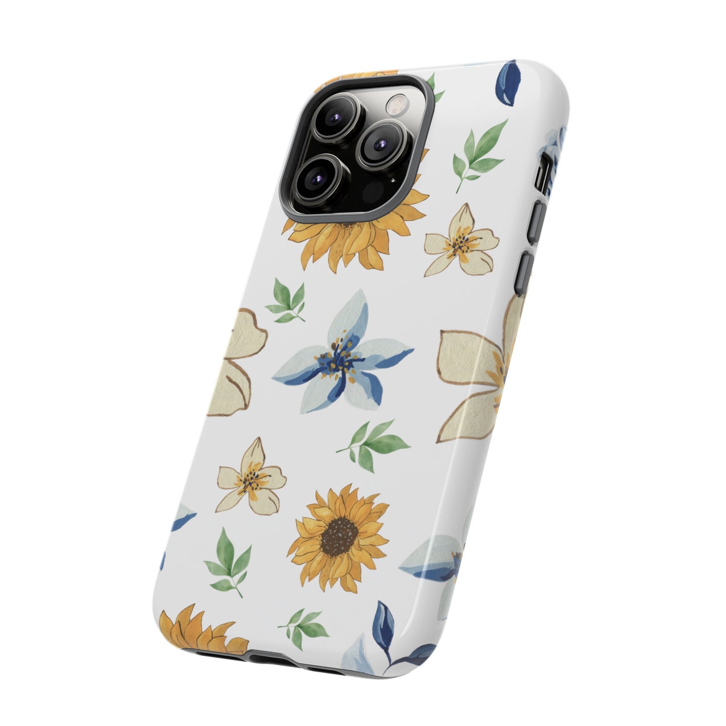 Beautiful Watercolour Flower Wallpaper Phone Case | iPhone 15 Plus/ Pro, 14, 13, 12| Google Pixel 7, Pro, 5| Samsung Galaxy S23 All Major Phone Models