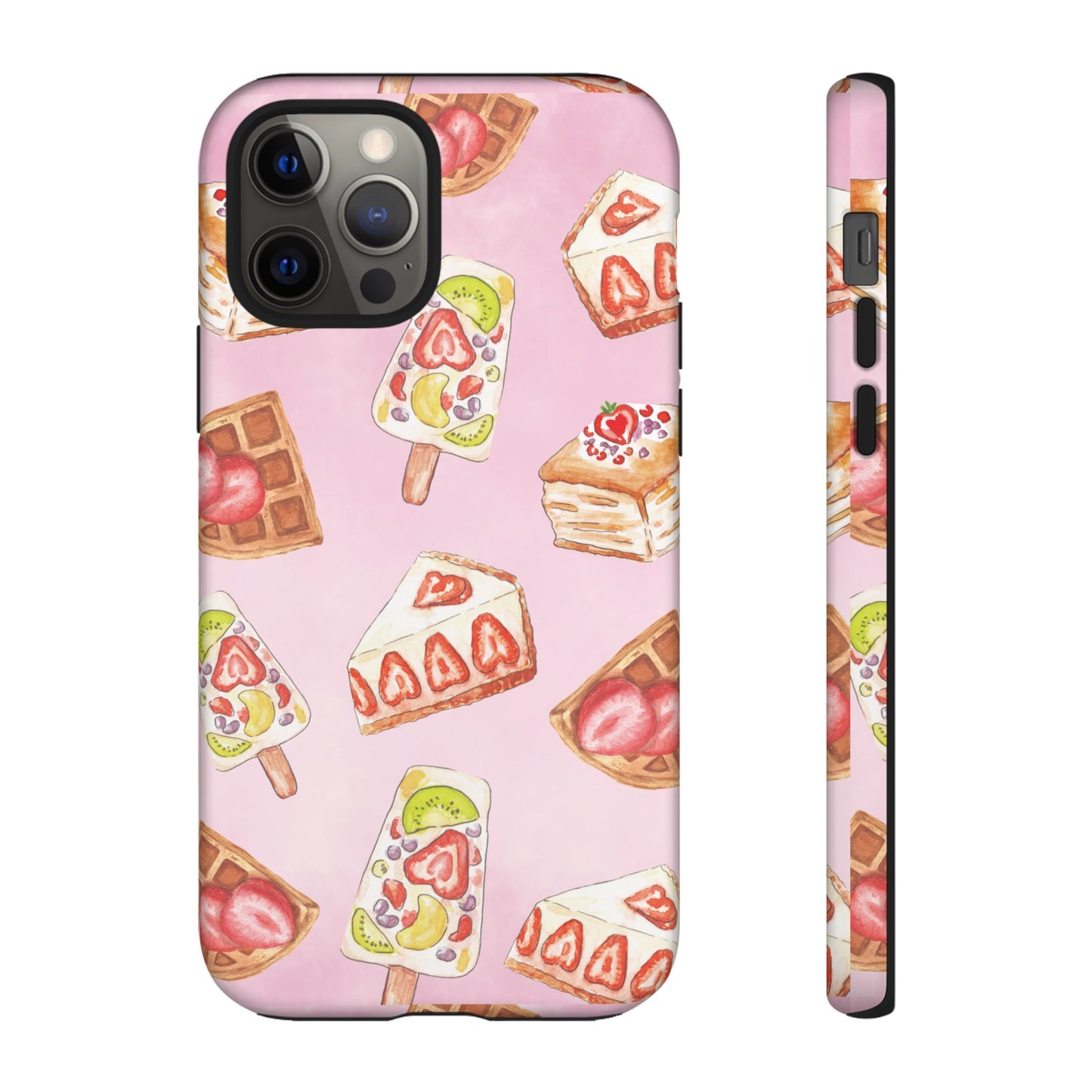 Assorted Dessert Wallpaper Phone Case | iPhone 15 Plus/ Pro, 14, 13, 12| Google Pixel 7, Pro, 5| Samsung Galaxy S23 All Major Phone Models