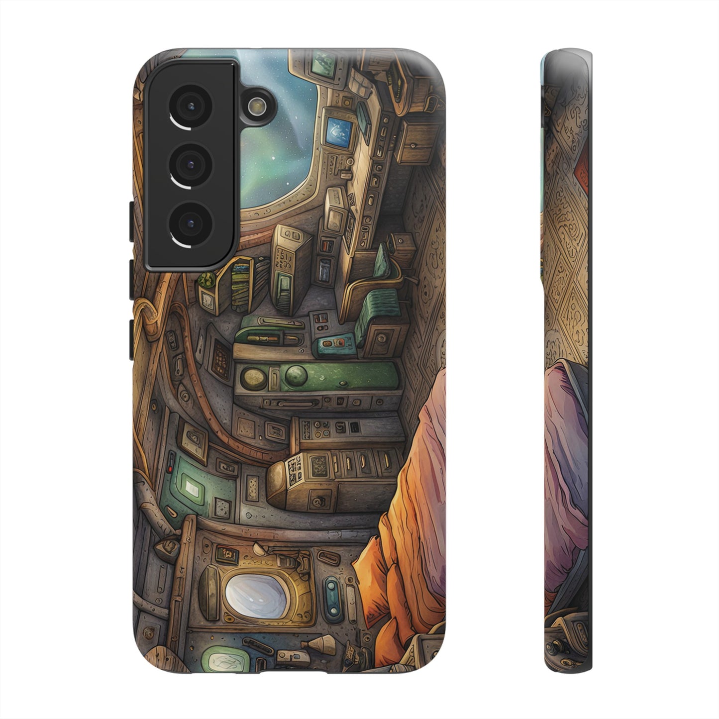 Cosy Spaceship Wallpaper Phone Case | iPhone 15 Plus/ Pro, 14, 13, 12| Google Pixel 7, Pro, 5| Samsung Galaxy S23 All Major Phone Models