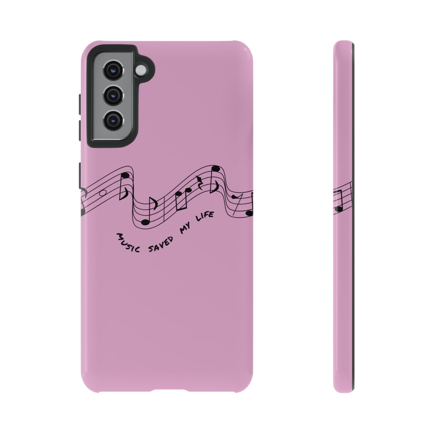 Music Saved My Life Wallpaper Phone Case | iPhone 15 Plus/ Pro, 14, 13, 12| Google Pixel 7, Pro, 5| Samsung Galaxy S23 All Major Phone Models