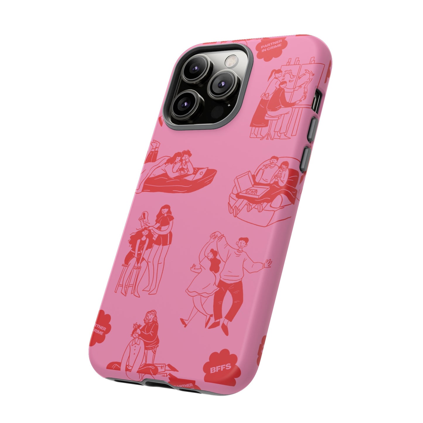 Pink Valentine's Day Wallpaper Phone Case | iPhone 15 Plus/ Pro, 14, 13, 12| Google Pixel 7, Pro, 5| Samsung Galaxy S23 All Major Phone Models