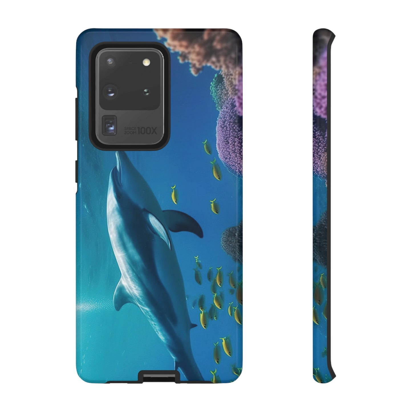 Dolphin Wallpaper Phone Case | iPhone 15 Plus/ Pro, 14, 13, 12| Google Pixel 7, Pro, 5| Samsung Galaxy S23 All Major Phone Models