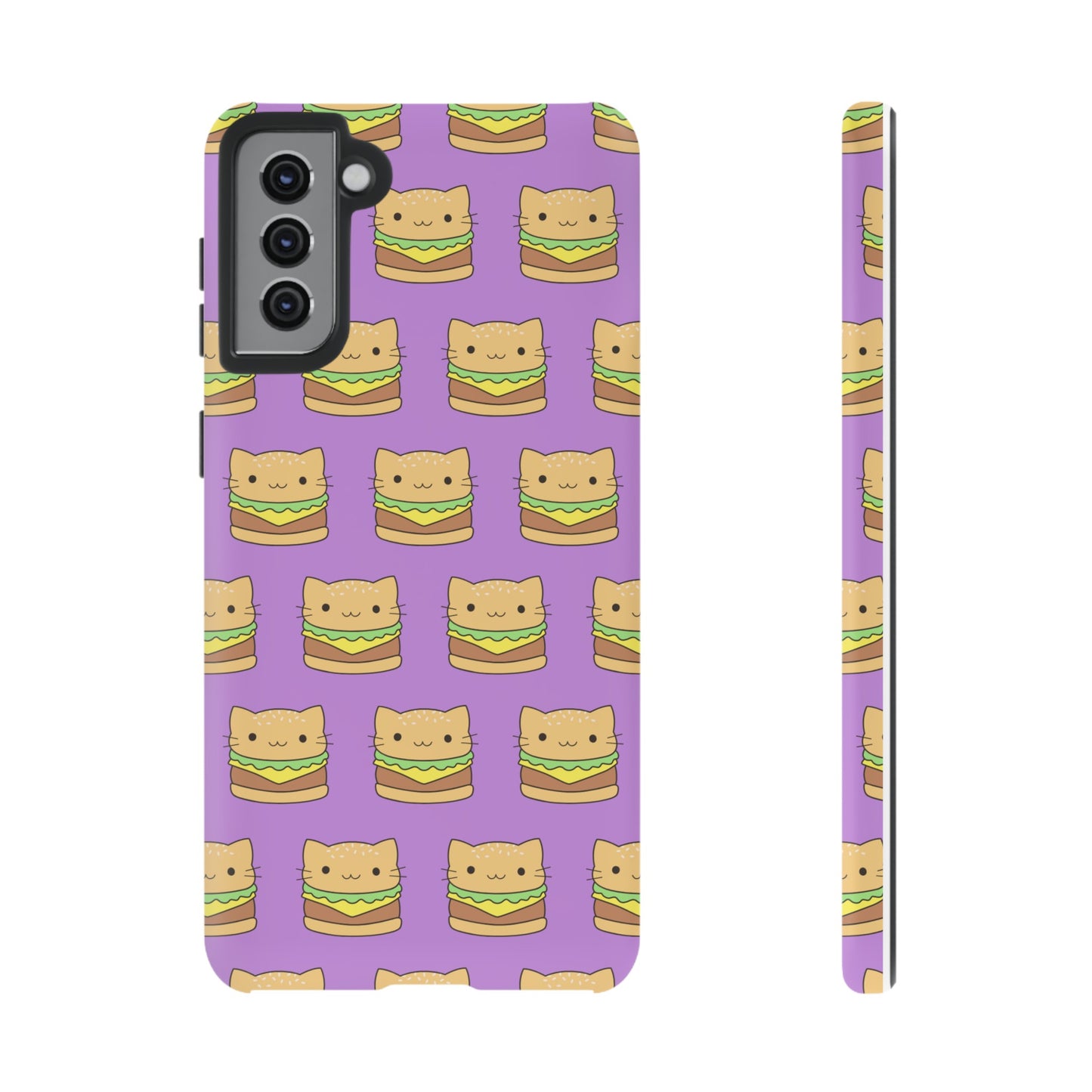 Cat Burger Phone Case | iPhone 15 Plus/ Pro, 14, 13, 12| Google Pixel 7, Pro, 5| Samsung Galaxy S23 All Major Phone Models