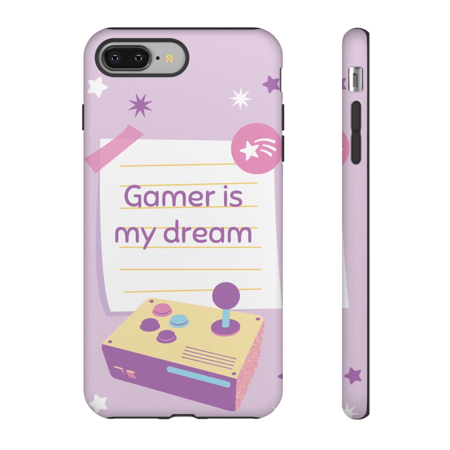 Gamer Is My Dream Job Wallpaper Phone Case | iPhone 15 Plus/ Pro, 14, 13, 12| Google Pixel 7, Pro, 5| Samsung Galaxy S23 All Major Phone Models