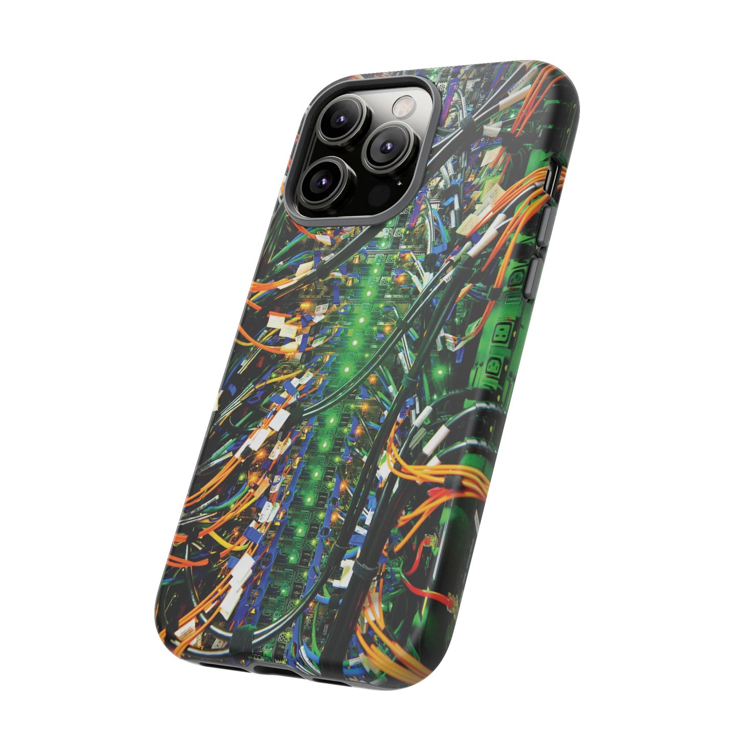 Green Computer Circuitboard Wallpaper Phone Case | iPhone 15 Plus/ Pro, 14, 13, 12| Google Pixel 7, Pro, 5| Samsung Galaxy S23 All Major Phone Models