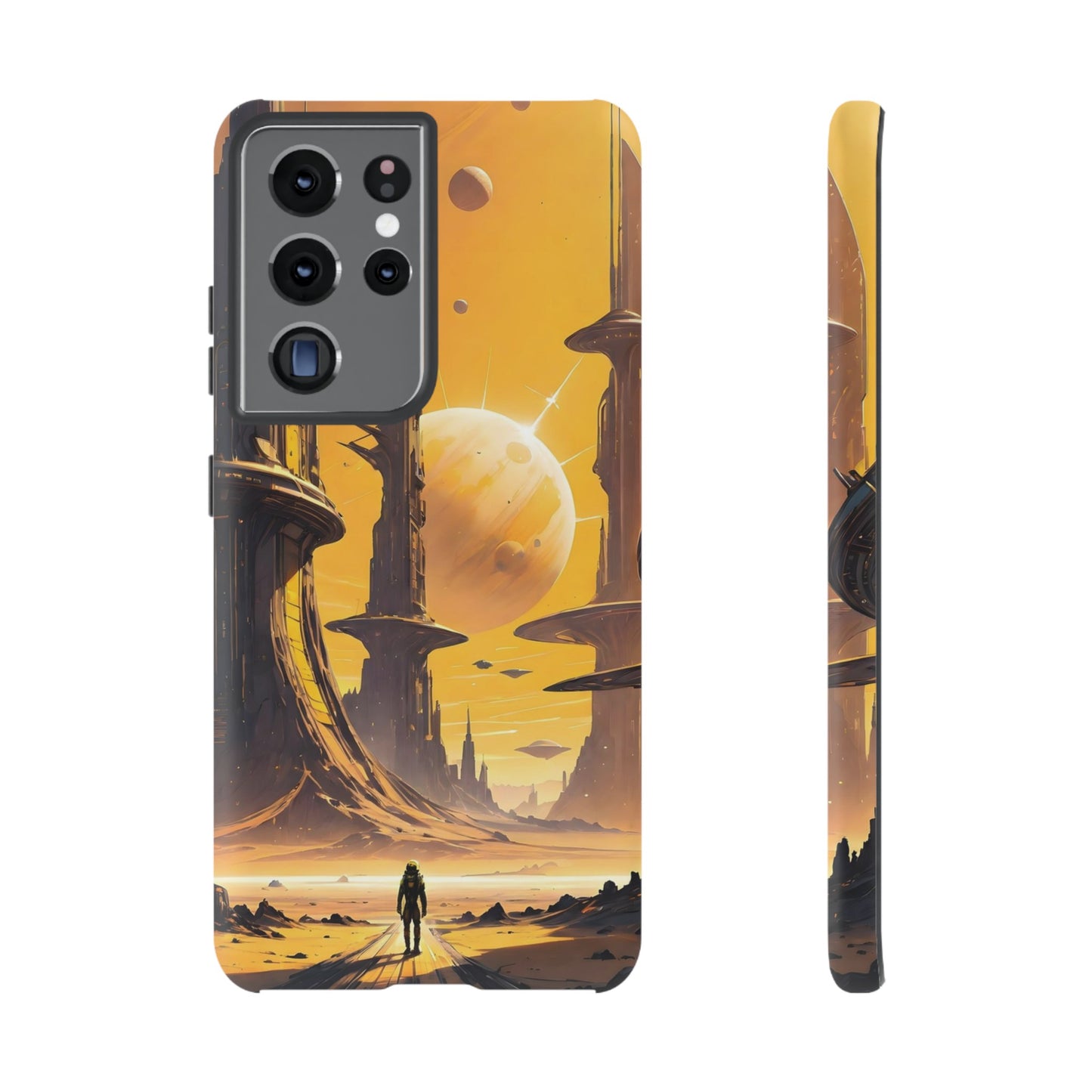 Distant Planets Sci Fi Wallpaper Phone Case | iPhone 15 Plus/ Pro, 14, 13, 12| Google Pixel 7, Pro, 5| Samsung Galaxy S23 All Major Phone Models