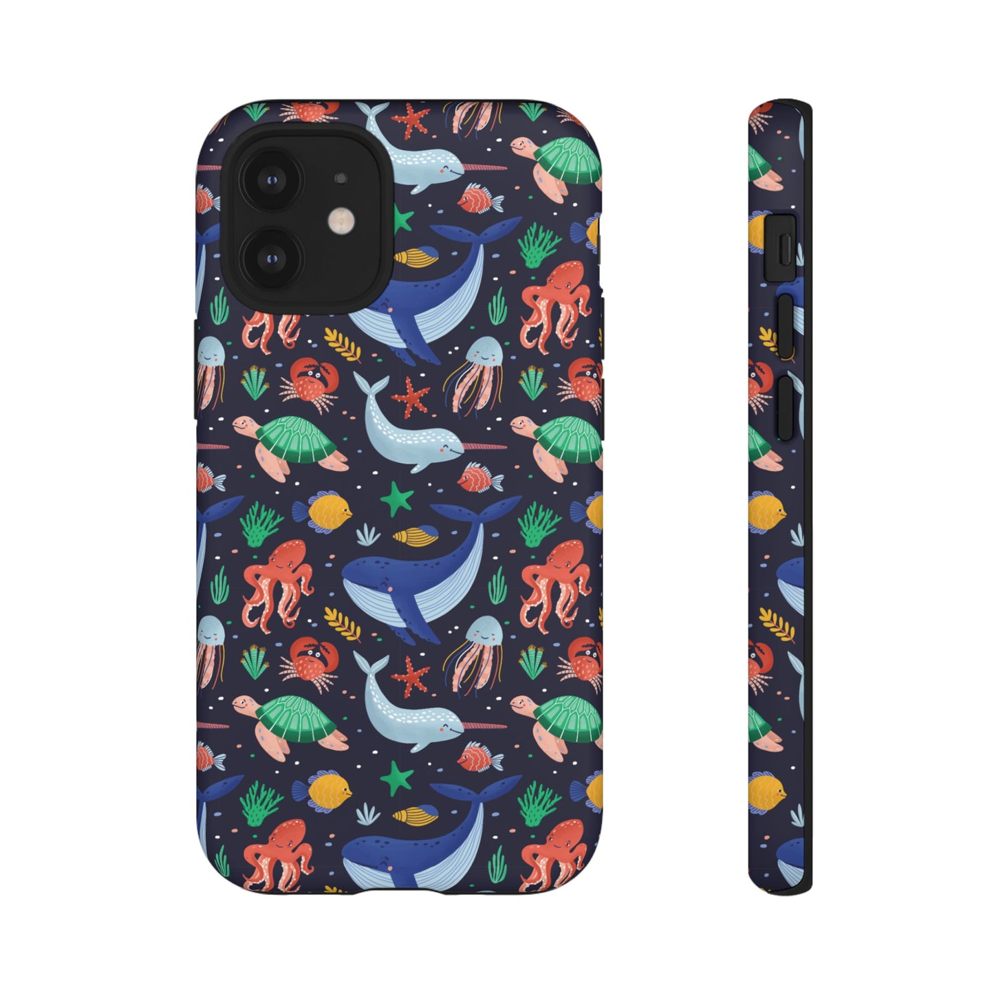 Sea Creatures Wallpaper Phone Case | iPhone 15 Plus/ Pro, 14, 13, 12| Google Pixel 7, Pro, 5| Samsung Galaxy S23 All Major Phone Models