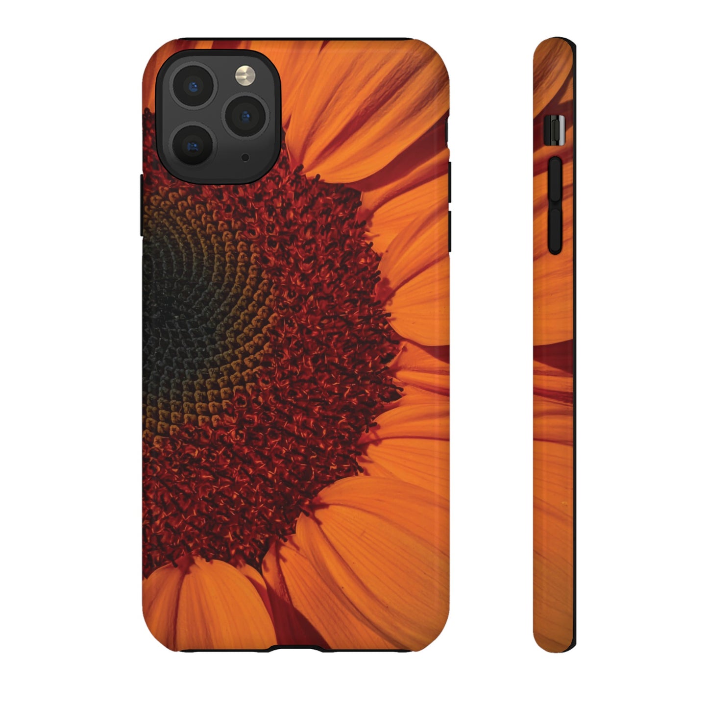 Orange Sunflower Wallpaper Phone Case | iPhone 15 Plus/ Pro, 14, 13, 12| Google Pixel 7, Pro, 5| Samsung Galaxy S23 All Major Phone Models