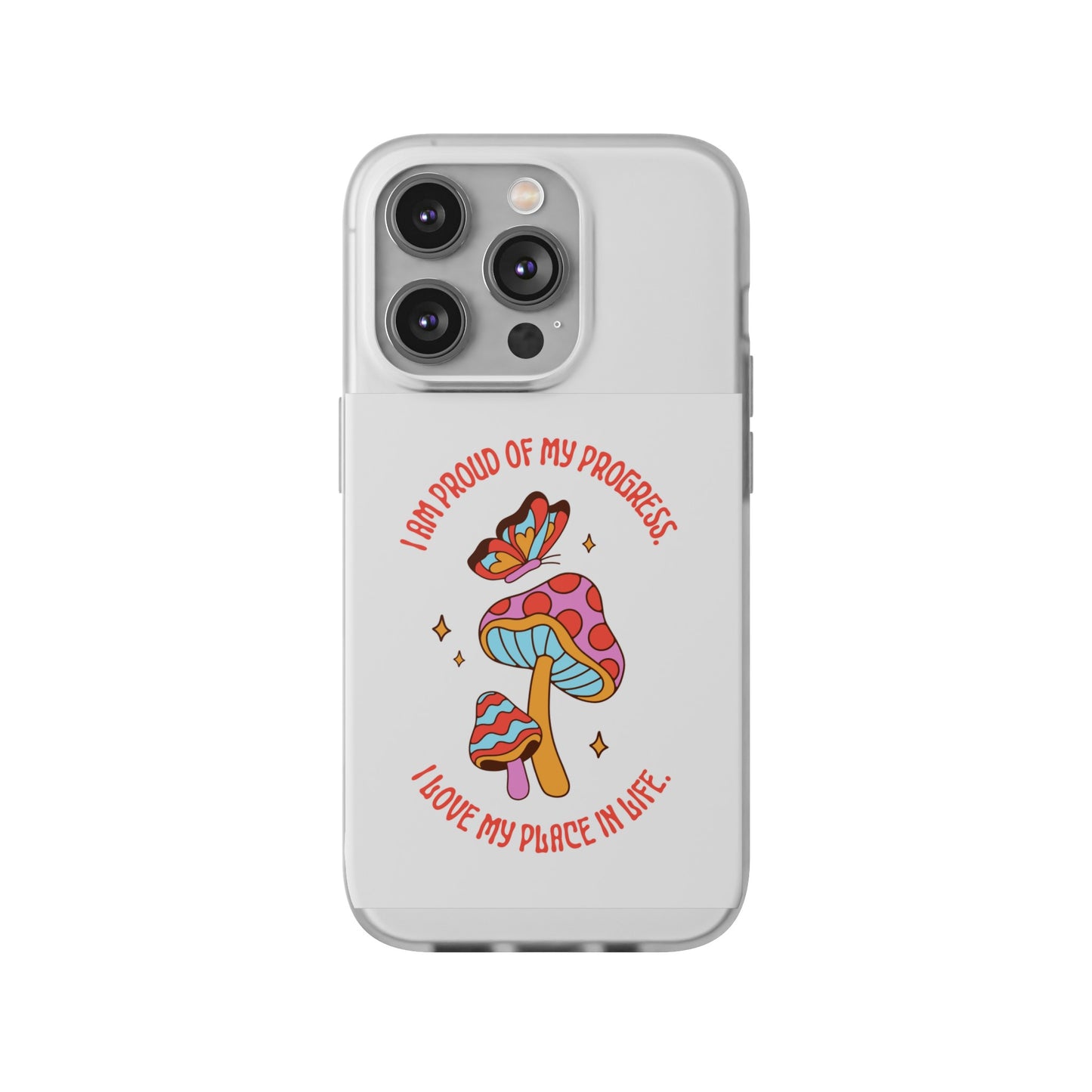 Cute Mushrooms Wallpaper Phone Case | iPhone 15 Plus/ Pro, 14, 13, 12|Samsung Galaxy Models