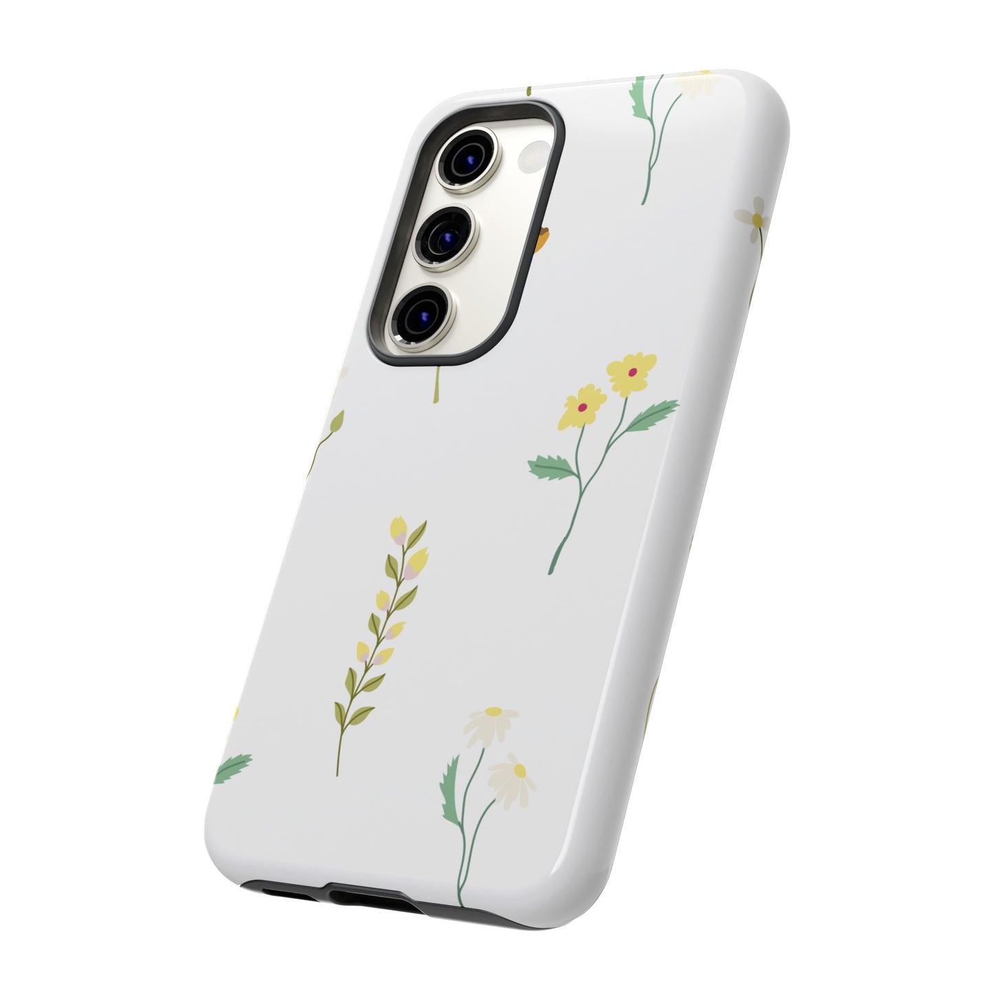 Delicate Floral Wallpaper Phone Case | iPhone 15 Plus/ Pro, 14, 13, 12| Google Pixel 7, Pro, 5| Samsung Galaxy S23 All Major Phone Models