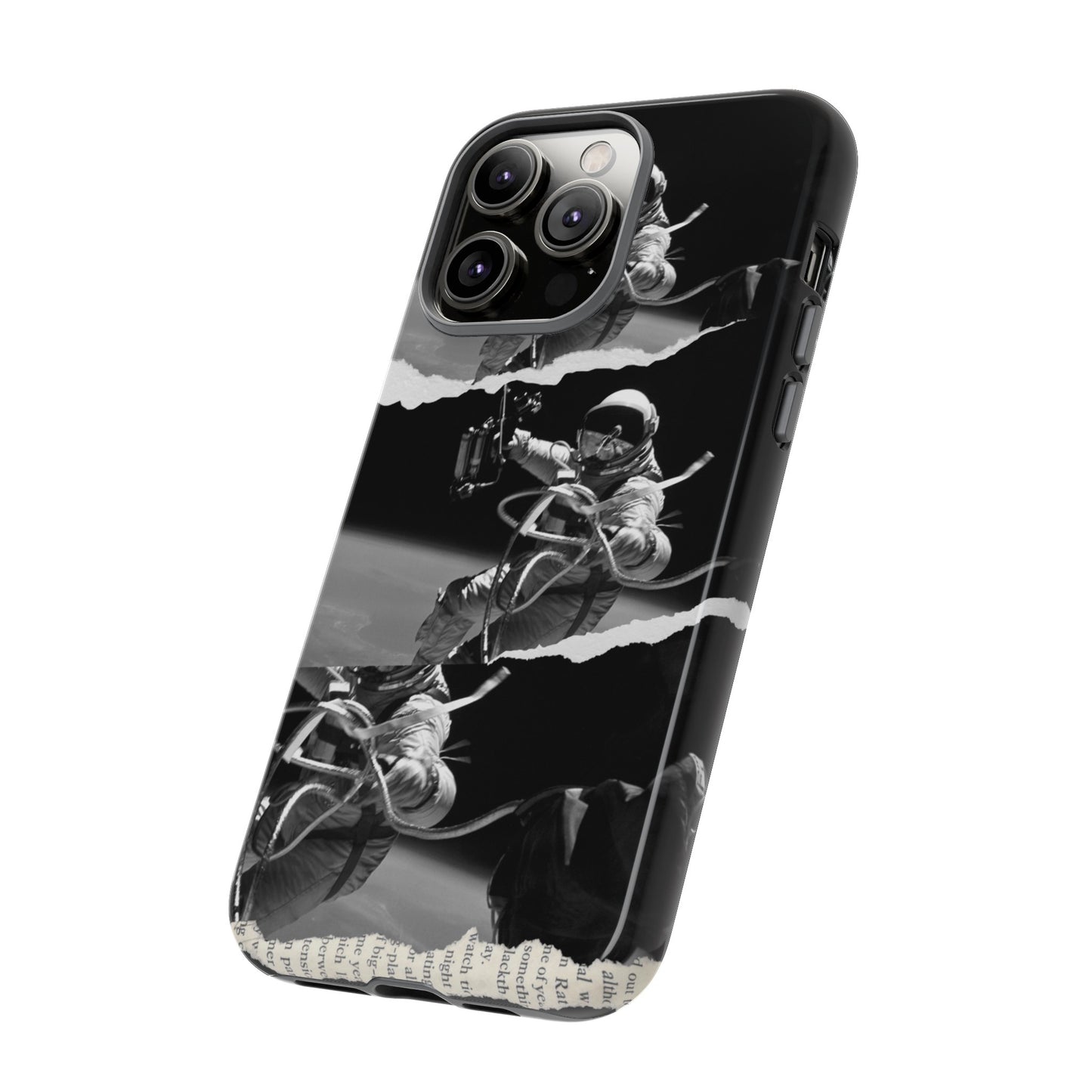 Astronaut Collage Phone Case | iPhone 15 Plus/ Pro, 14, 13, 12| Google Pixel 7, Pro, 5| Samsung Galaxy S23 All Major Phone Models