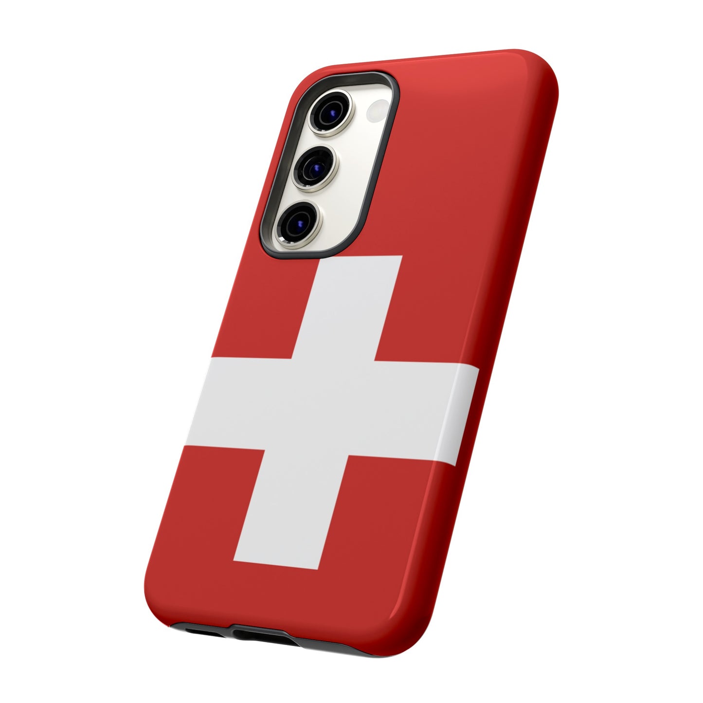 Switzerland Flag Phone Case | iPhone 15 Plus/ Pro, 14, 13, 12| Google Pixel 7, Pro, 5| Samsung Galaxy S23 All Major Phone Models