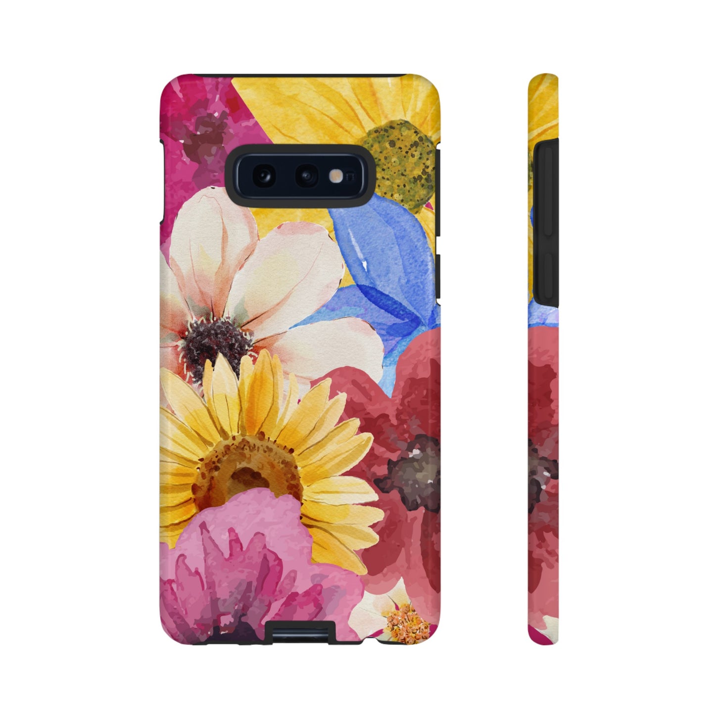 Overlapping Flowers Wallpaper Phone Case | iPhone 15 Plus/ Pro, 14, 13, 12| Google Pixel 7, Pro, 5| Samsung Galaxy S23 All Major Phone Models