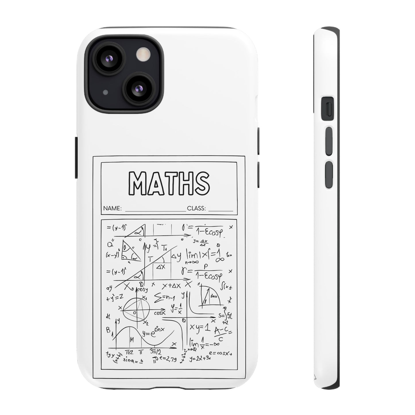 Maths Class Wallpaper Phone Case | iPhone 15 Plus/ Pro, 14, 13, 12| Google Pixel 7, Pro, 5| Samsung Galaxy S23 All Major Phone Models