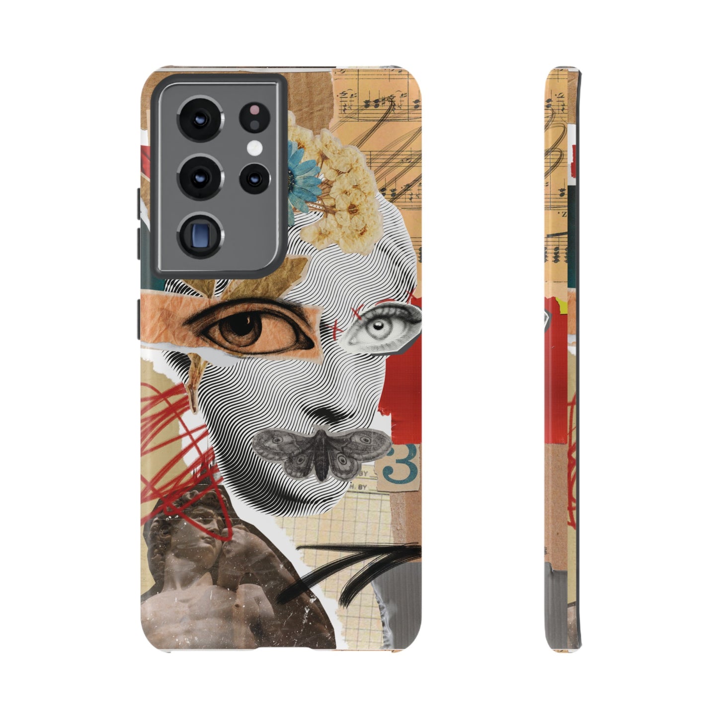 Woman Collage Wallpaper Phone Case | iPhone 15 Plus/ Pro, 14, 13, 12| Google Pixel 7, Pro, 5| Samsung Galaxy S23 All Major Phone Models