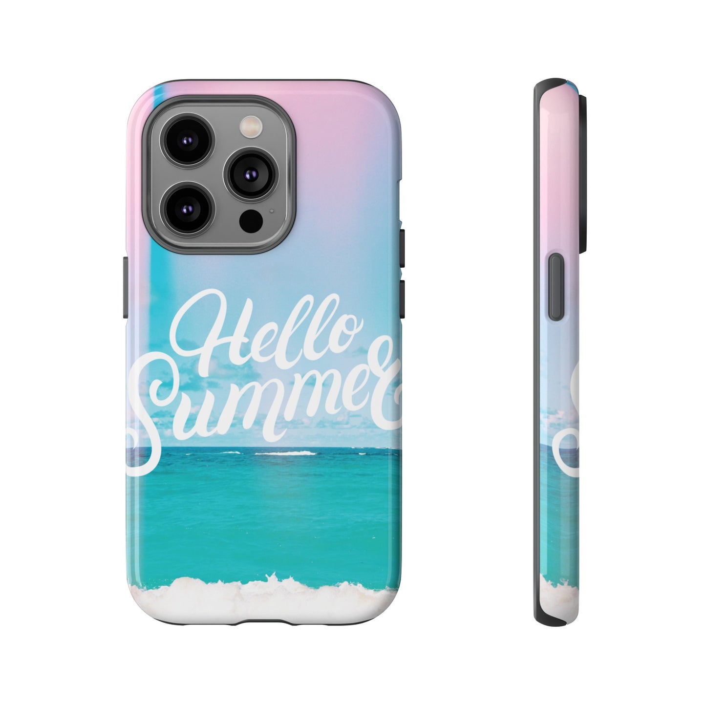 Hello Summer Wallpaper Phone Case | iPhone 15 Plus/ Pro, 14, 13, 12| Google Pixel 7, Pro, 5| Samsung Galaxy S23 All Major Phone Models