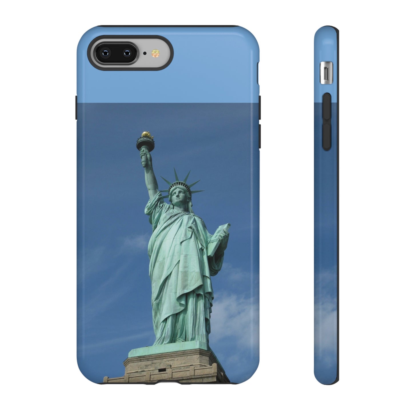 Statue Of Liberty Wallpaper Phone Case | iPhone 15 Plus/ Pro, 14, 13, 12| Google Pixel 7, Pro, 5| Samsung Galaxy S23 All Major Phone Models