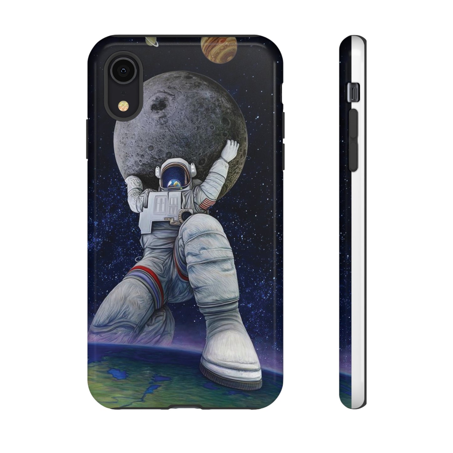 Astronaut Holding The Moon Phone Case | iPhone 15 Plus/ Pro, 14, 13, 12| Google Pixel 7, Pro, 5| Samsung Galaxy S23 All Major Phone Models