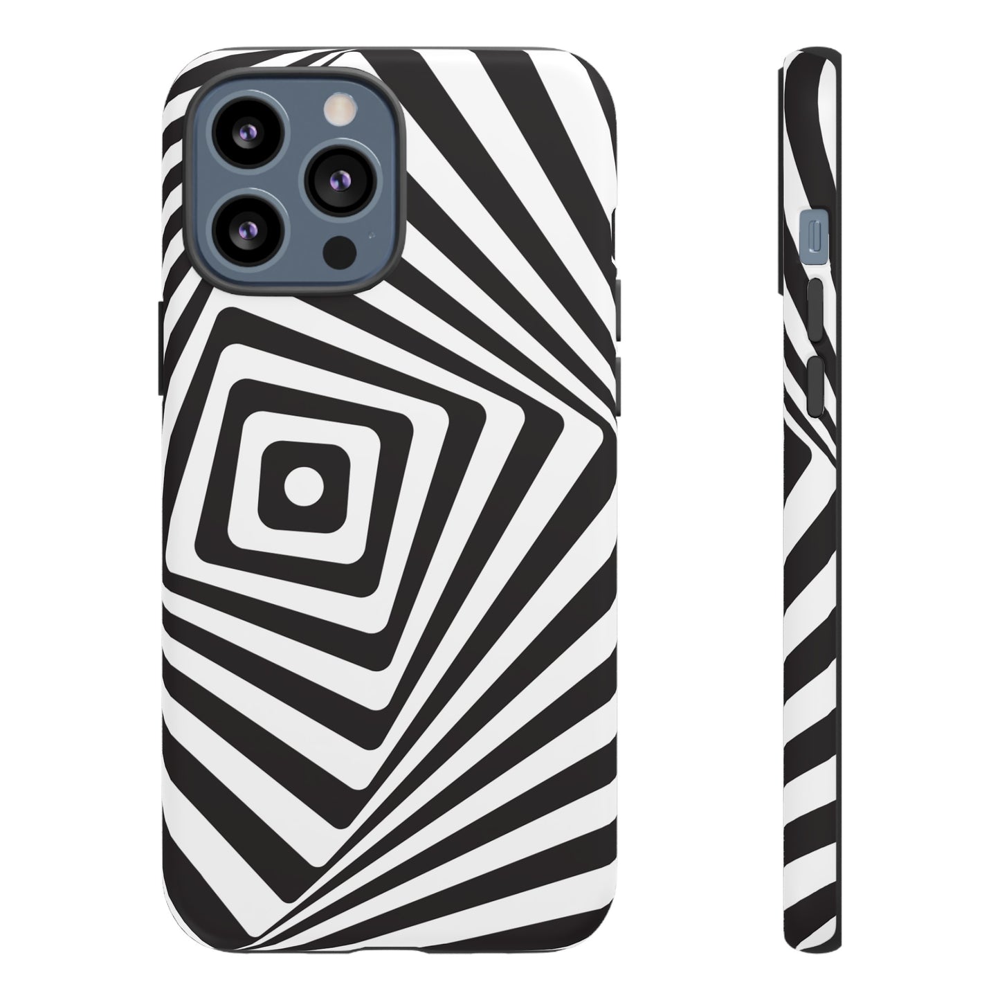 Black & White Spiral Wallpaper Phone Case | iPhone 15 Plus/ Pro, 14, 13, 12| Google Pixel 7, Pro, 5| Samsung Galaxy S23 All Major Phone Models