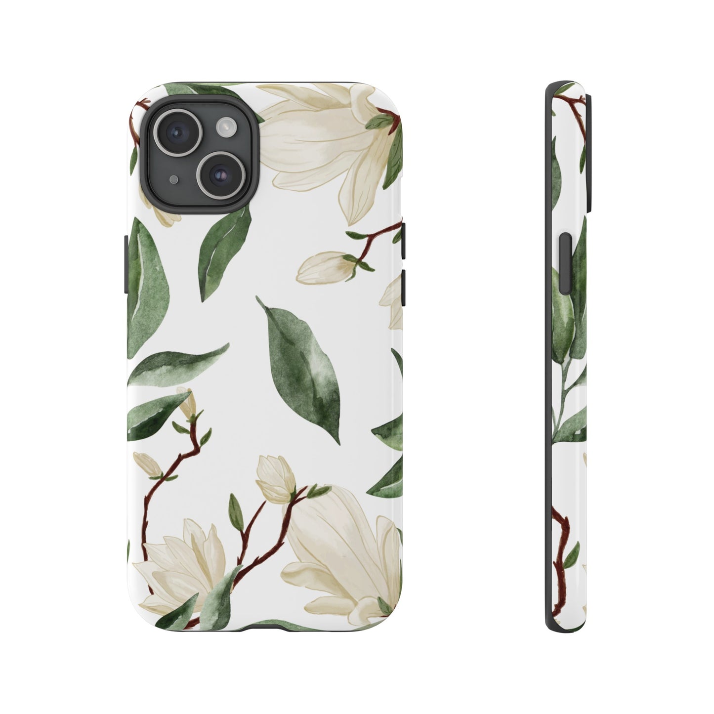 Light Floral Wallpaper Phone Case | iPhone 15 Plus/ Pro, 14, 13, 12| Google Pixel 7, Pro, 5| Samsung Galaxy S23 All Major Phone Models