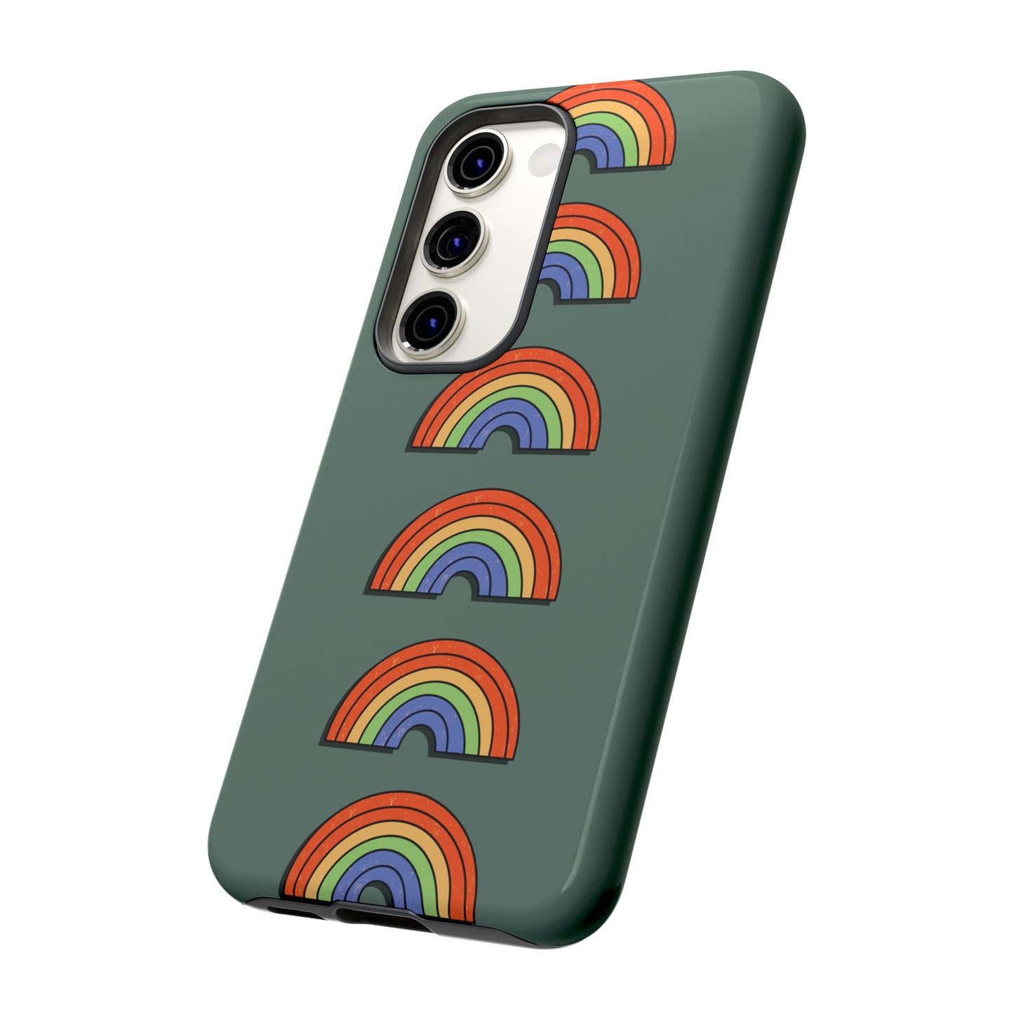 Rainbow Wallpaper Phone Case | iPhone 15 Plus/ Pro, 14, 13, 12| Google Pixel 7, Pro, 5| Samsung Galaxy S23 All Major Phone Models