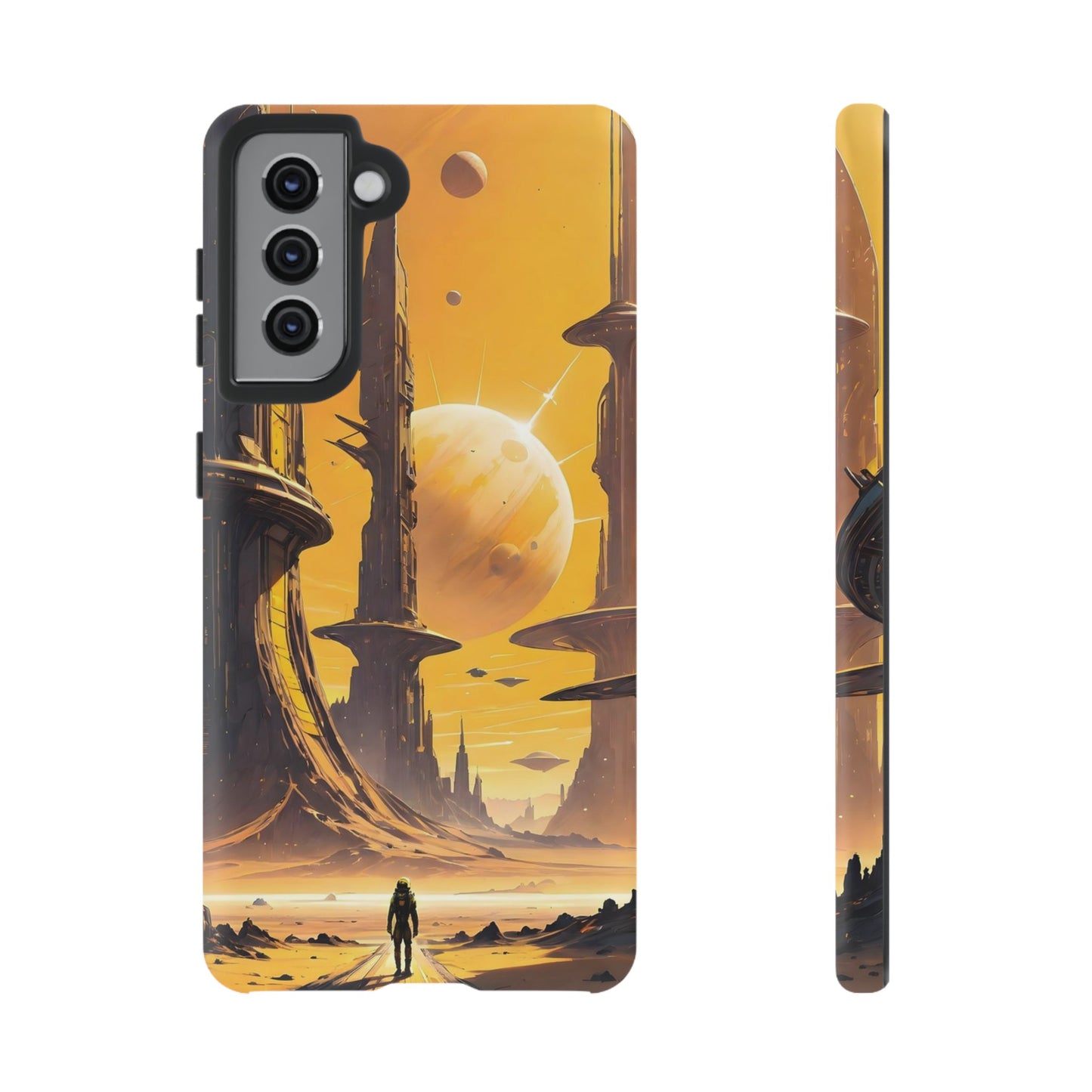 Distant Planets Sci Fi Wallpaper Phone Case | iPhone 15 Plus/ Pro, 14, 13, 12| Google Pixel 7, Pro, 5| Samsung Galaxy S23 All Major Phone Models