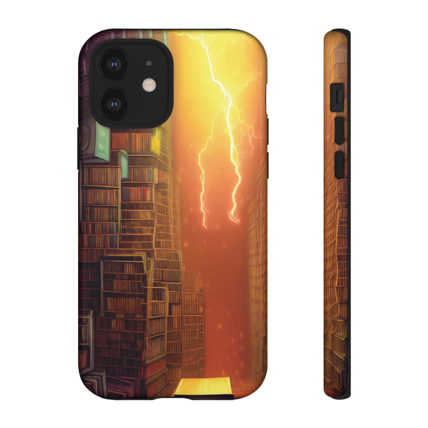 Lightning in the Library Wallpaper Phone Case | iPhone 15 Plus/ Pro, 14, 13, 12| Google Pixel 7, Pro, 5| Samsung Galaxy S23 All Major Phone Models