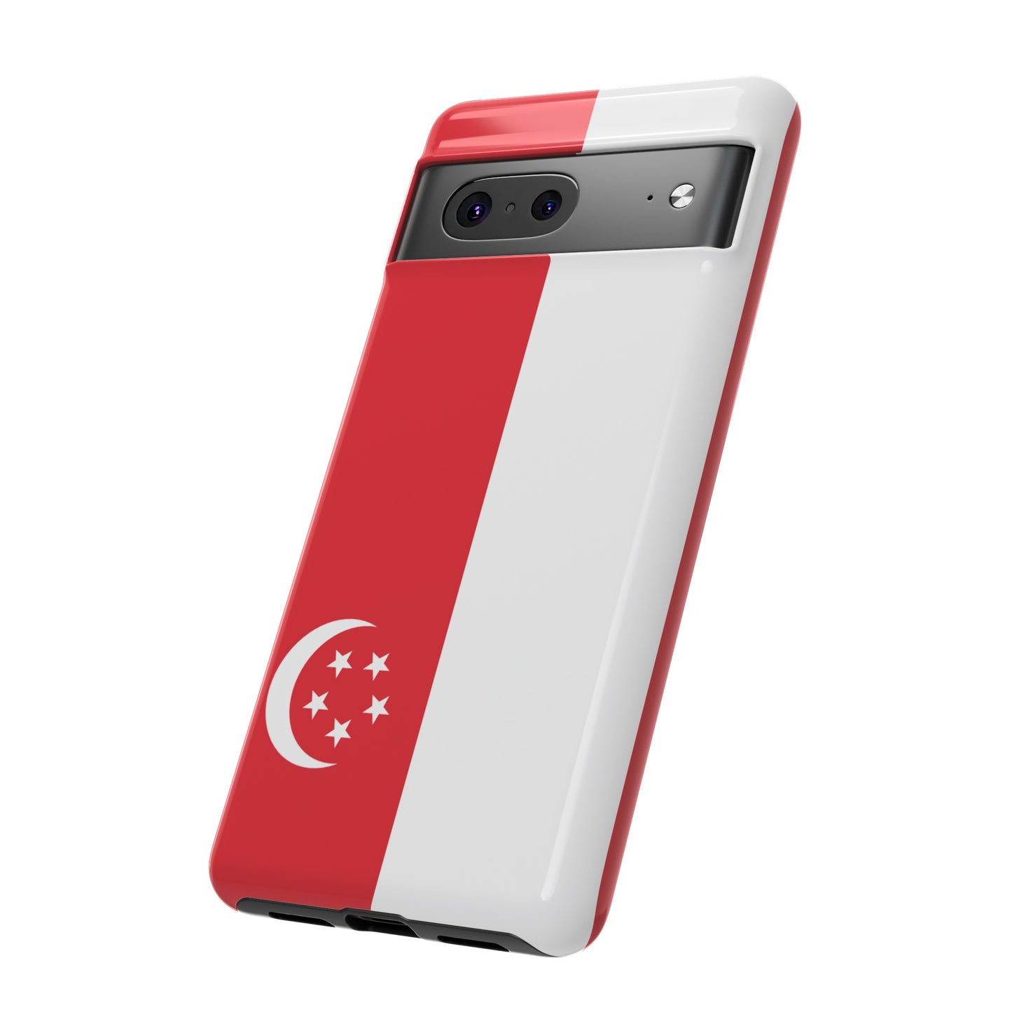 Singapore Flag Phone Case | iPhone 15 Plus/ Pro, 14, 13, 12| Google Pixel 7, Pro, 5| Samsung Galaxy S23 All Major Phone Models