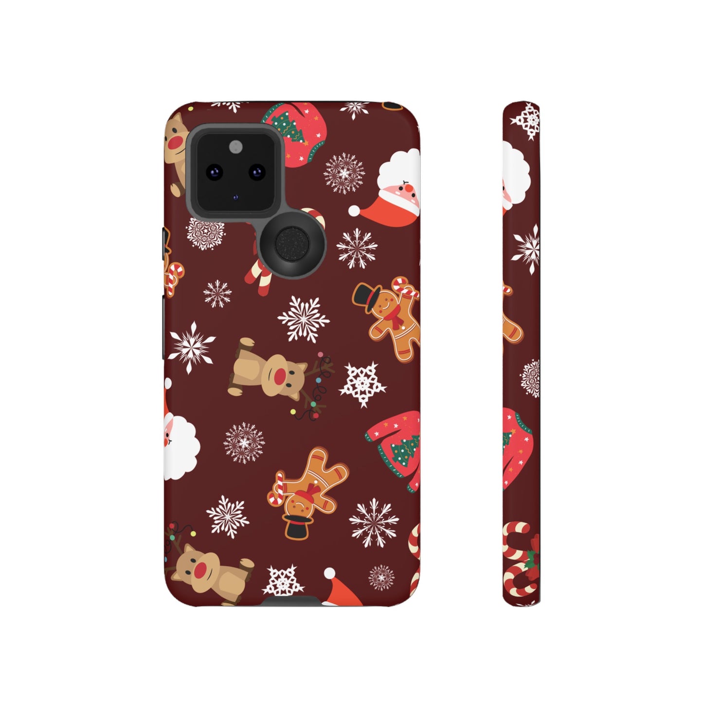 Festive Christmas Wallpaper Phone Case | iPhone 15 Plus/ Pro, 14, 13, 12| Google Pixel 7, Pro, 5| Samsung Galaxy S23 All Major Phone Models