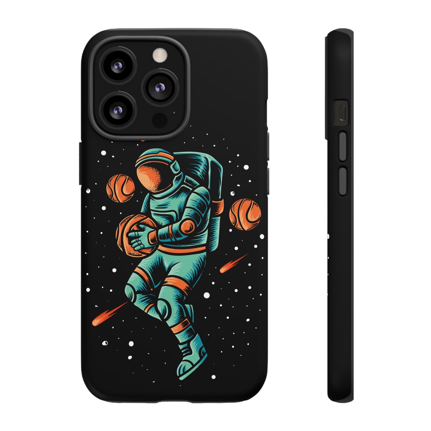 Space Basketball Phone Case | iPhone 15 Plus/ Pro, 14, 13, 12| Google Pixel 7, Pro, 5| Samsung Galaxy S23 All Major Phone Models