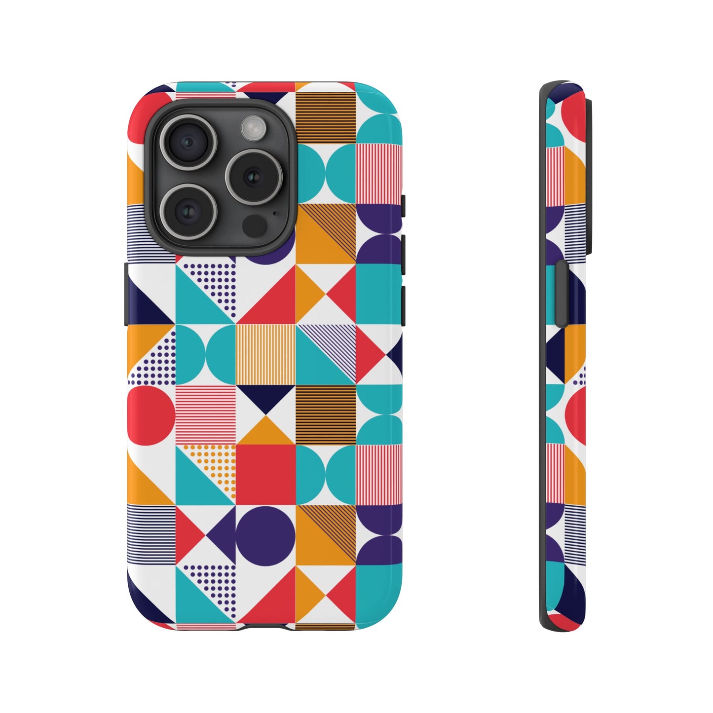 Geometric Patterned Wallpaper Phone Case | iPhone 15 Plus/ Pro, 14, 13, 12| Google Pixel 7, Pro, 5|Samsung Galaxy S23 All Major Phone Models