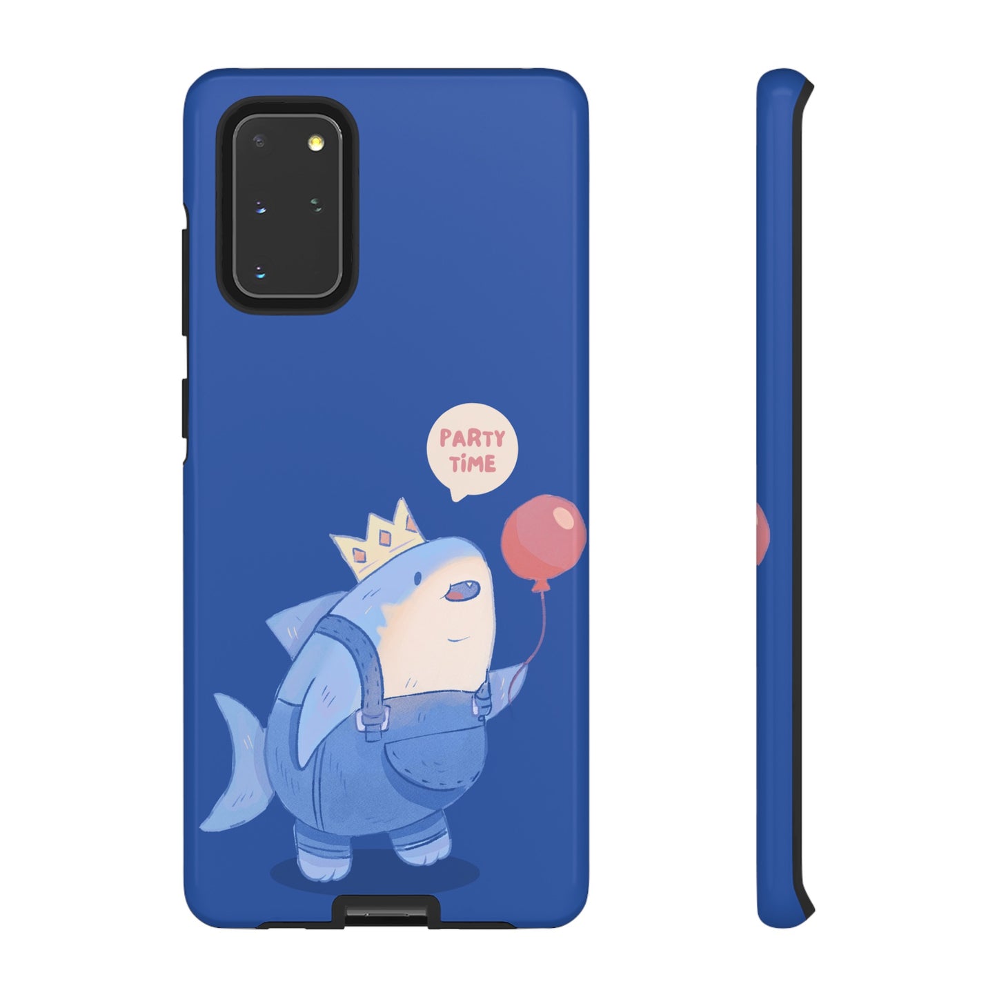 Shark Party Time Phone Case | iPhone 15 Plus/ Pro, 14, 13, 12| Google Pixel 7, Pro, 5| Samsung Galaxy S23 All Major Phone Models