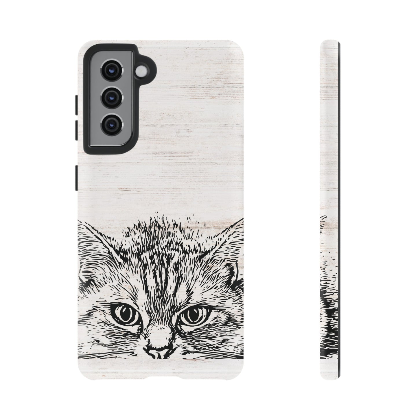 Close- Up Cat Wallpaper Phone Case | iPhone 15 Plus/ Pro, 14, 13, 12| Google Pixel 7, Pro, 5| Samsung Galaxy S23 All Major Phone Models