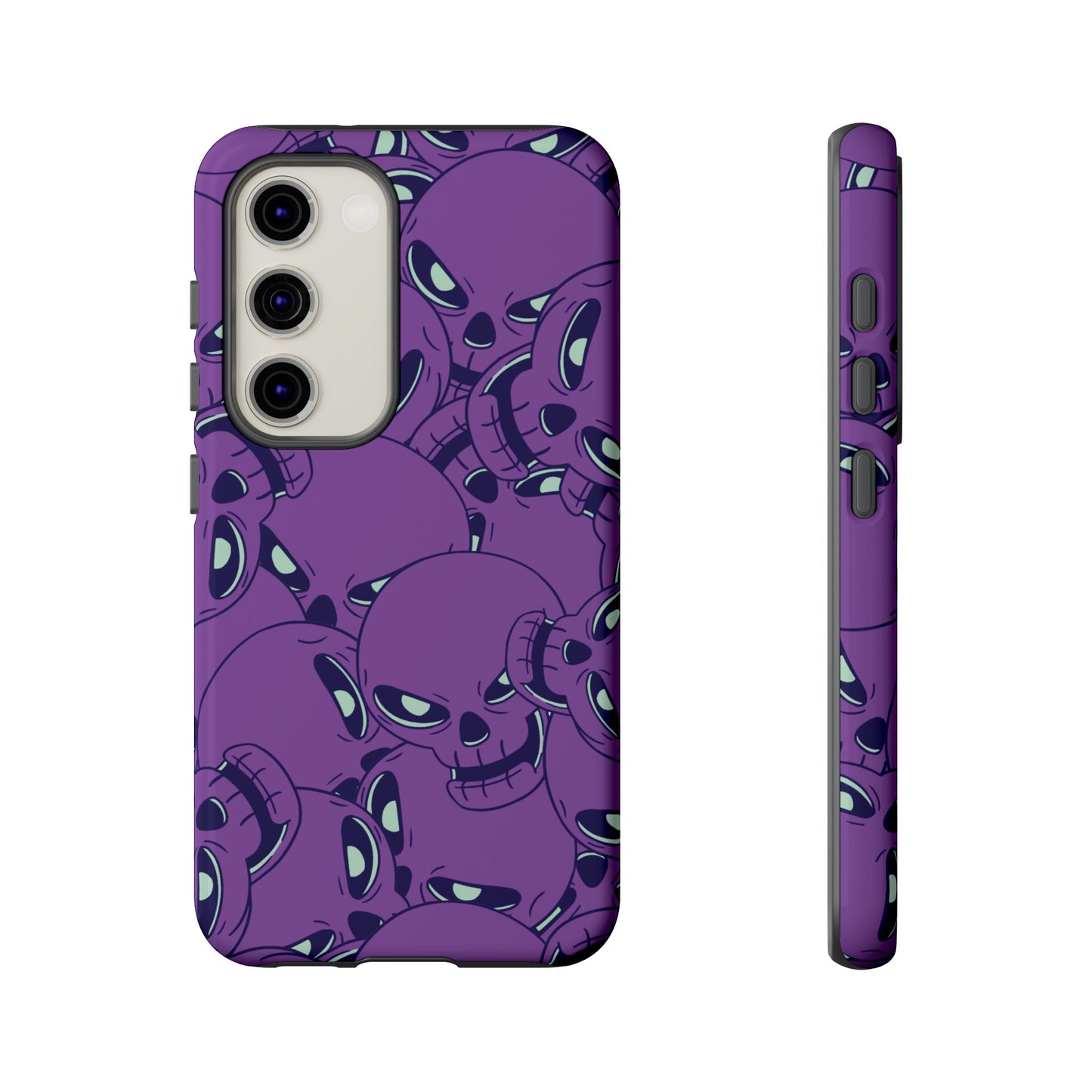 Glowing Skulls Wallpaper Phone Case | iPhone 15 Plus/ Pro, 14, 13, 12| Google Pixel 7, Pro, 5| Samsung Galaxy S23 All Major Phone Models