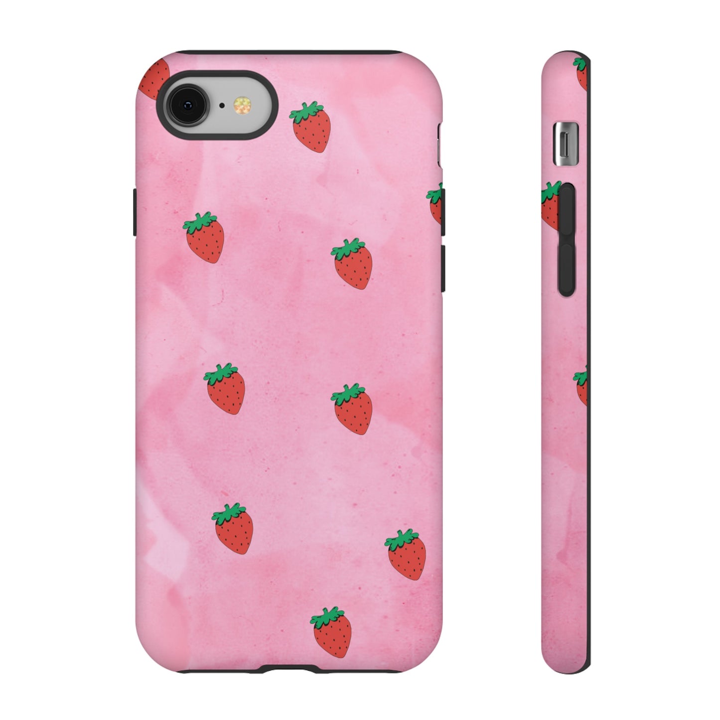 Strawberry Wallpaper Phone Case | iPhone 15 Plus/ Pro, 14, 13, 12| Google Pixel 7, Pro, 5| Samsung Galaxy S23 All Major Phone Models