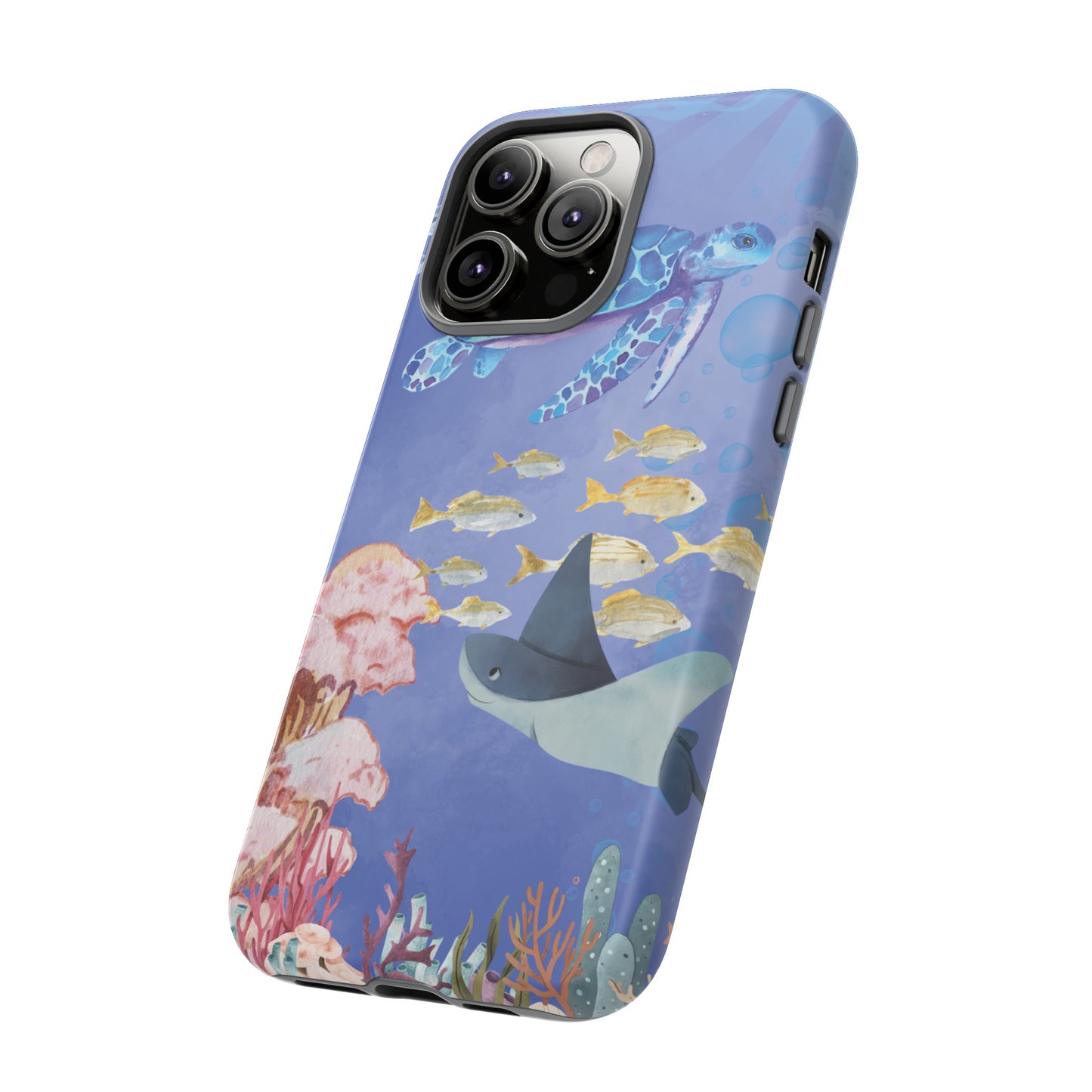 Underwater Scene Wallpaper Phone Case | iPhone 15 Plus/ Pro, 14, 13, 12| Google Pixel 7, Pro, 5| Samsung Galaxy S23 All Major Phone Models