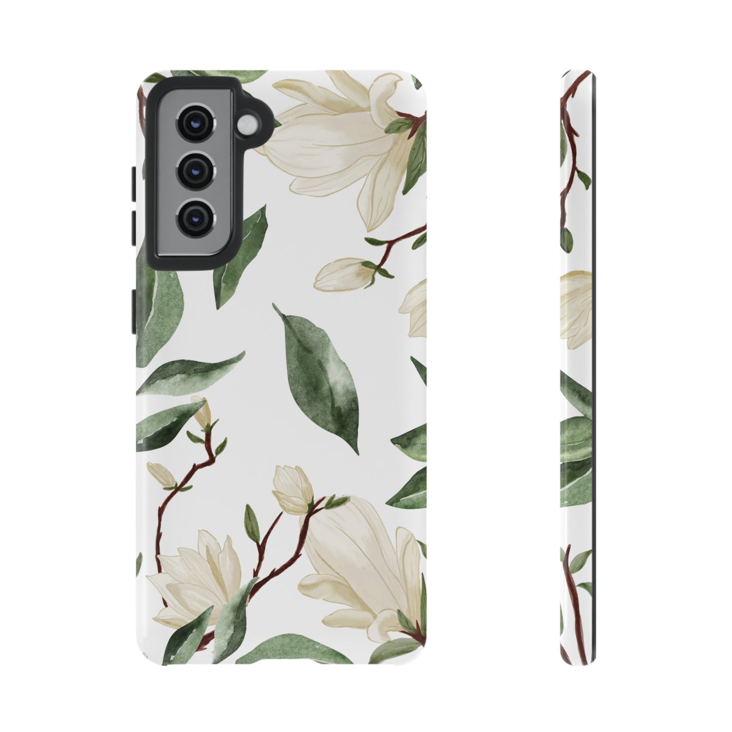 Light Floral Wallpaper Phone Case | iPhone 15 Plus/ Pro, 14, 13, 12| Google Pixel 7, Pro, 5| Samsung Galaxy S23 All Major Phone Models