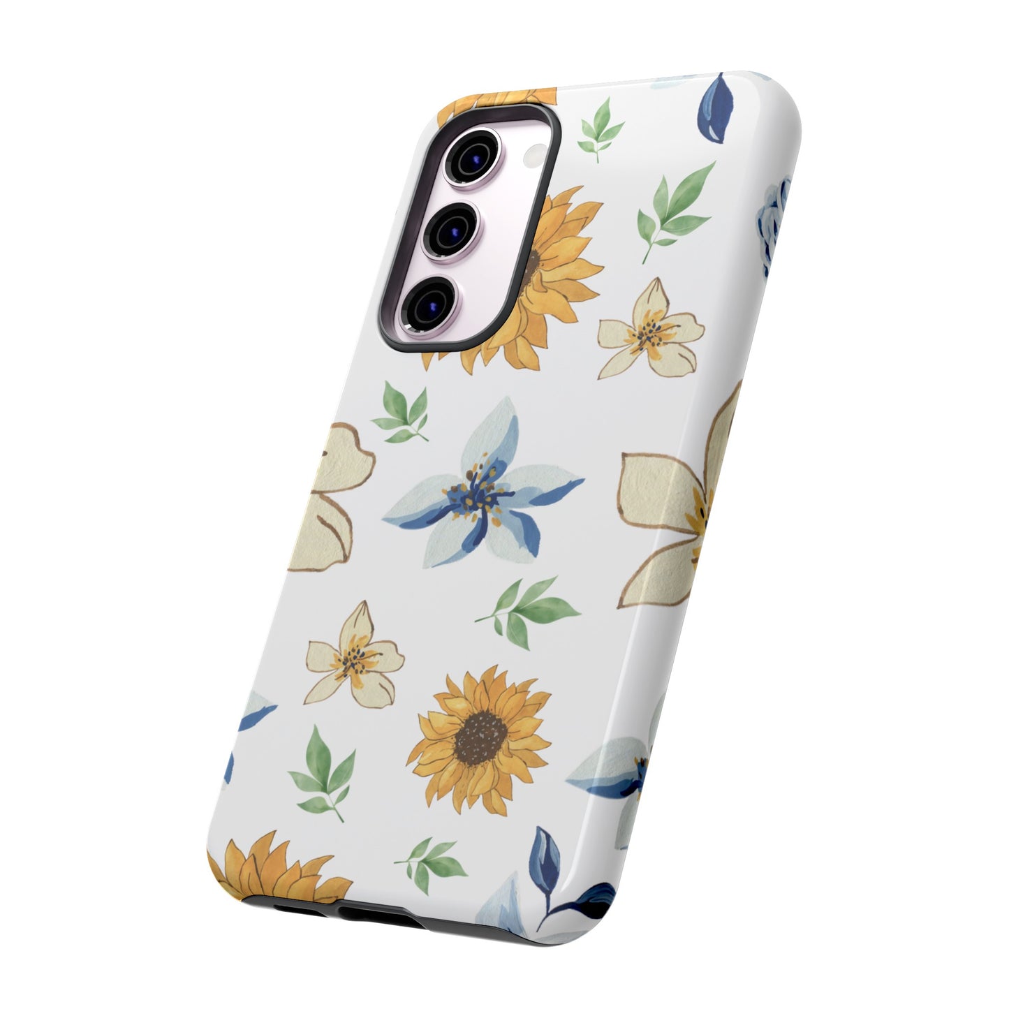 Beautiful Watercolour Flower Wallpaper Phone Case | iPhone 15 Plus/ Pro, 14, 13, 12| Google Pixel 7, Pro, 5| Samsung Galaxy S23 All Major Phone Models