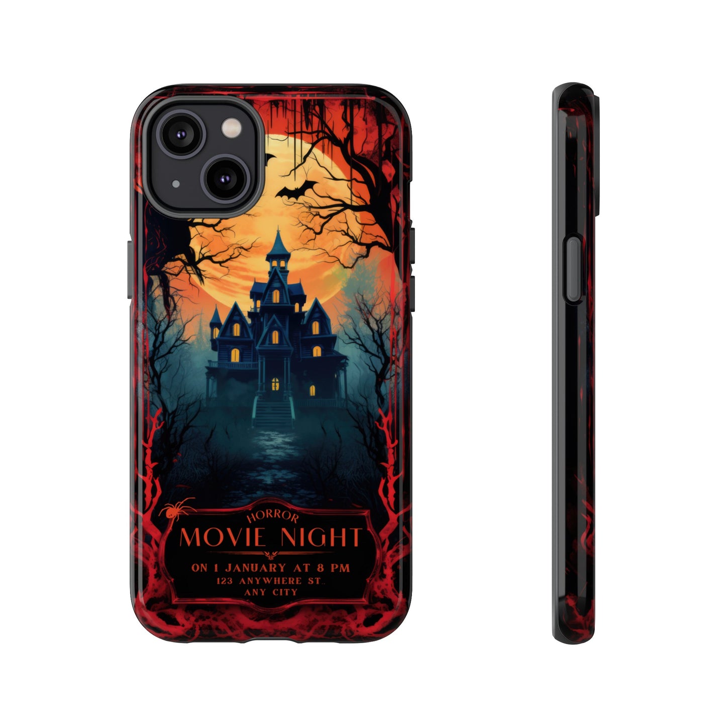 Horror Movie Night Phone Case | iPhone 15 Plus/ Pro, 14, 13, 12| Google Pixel 7, Pro, 5| Samsung Galaxy S23 All Major Phone Models