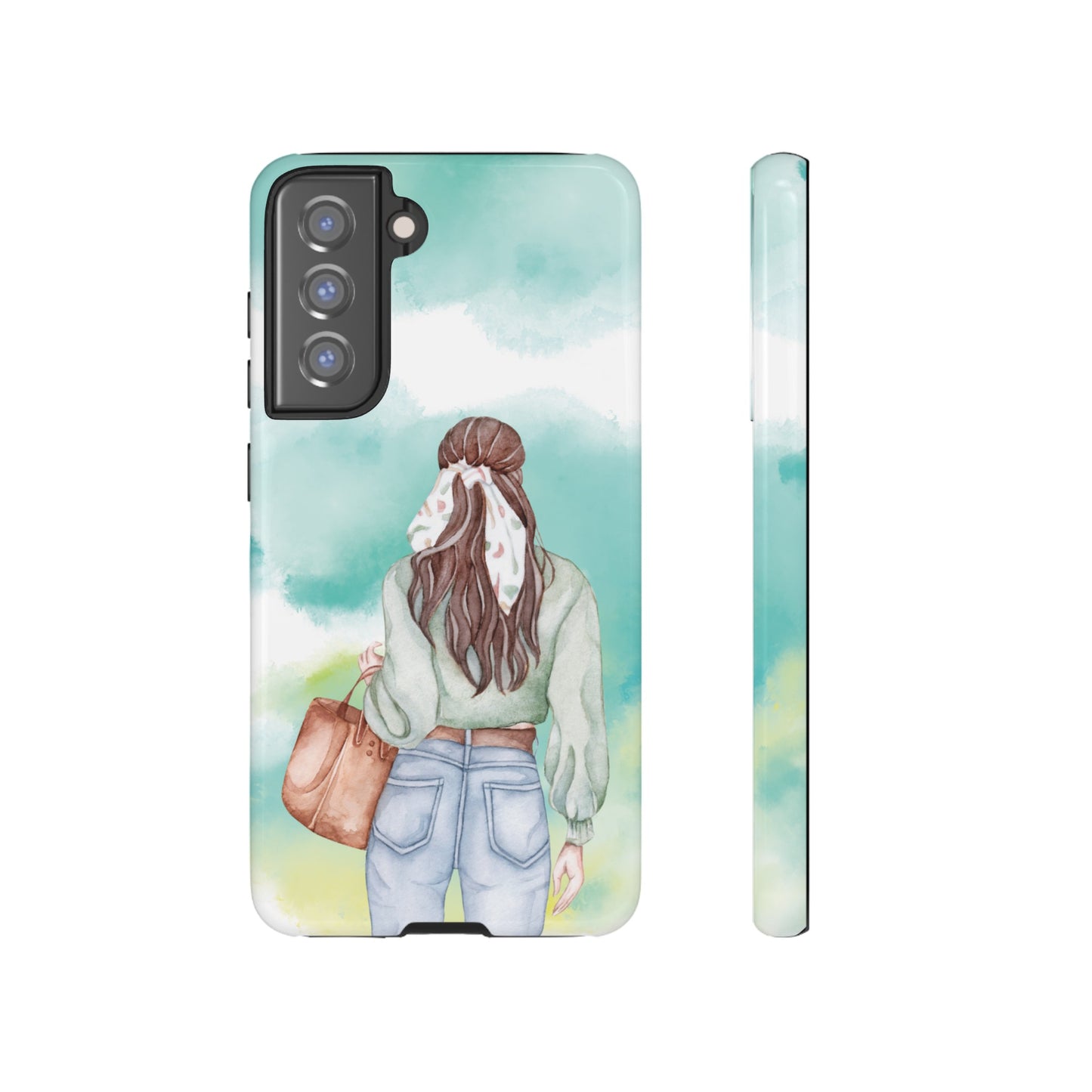 Girl Wallpaper Phone Case | iPhone 15 Plus/ Pro, 14, 13, 12| Google Pixel 7, Pro, 5| Samsung Galaxy S23 All Major Phone Models