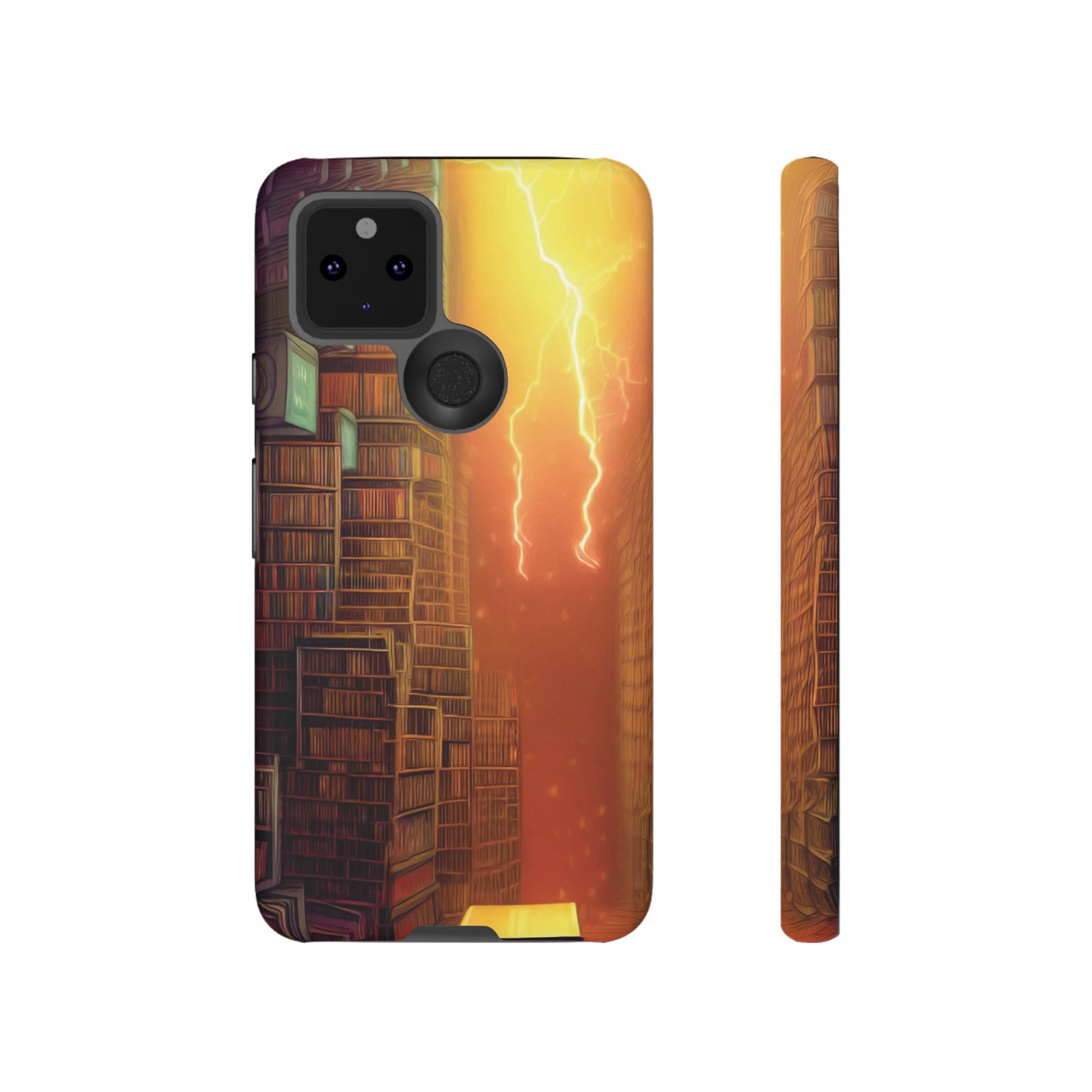 Lightning in the Library Wallpaper Phone Case | iPhone 15 Plus/ Pro, 14, 13, 12| Google Pixel 7, Pro, 5| Samsung Galaxy S23 All Major Phone Models