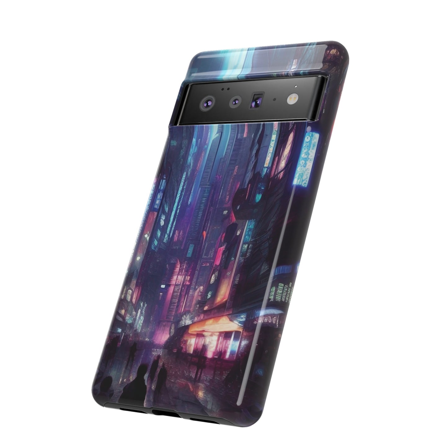 Futuristic Sci-Fi City Wallpaper Phone Case | iPhone 15 Plus/ Pro, 14, 13, 12| Google Pixel 7, Pro, 5| Samsung Galaxy S23 All Major Phone Models