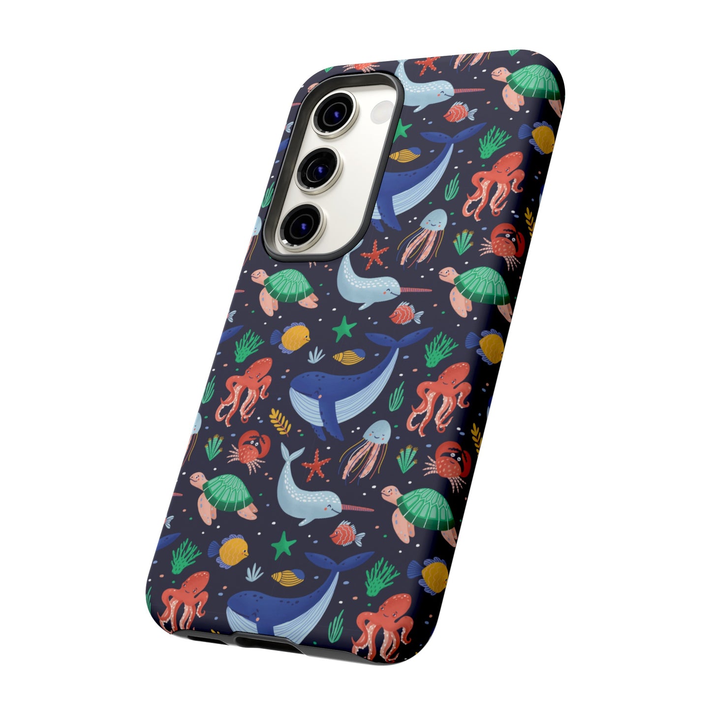 Sea Creatures Wallpaper Phone Case | iPhone 15 Plus/ Pro, 14, 13, 12| Google Pixel 7, Pro, 5| Samsung Galaxy S23 All Major Phone Models