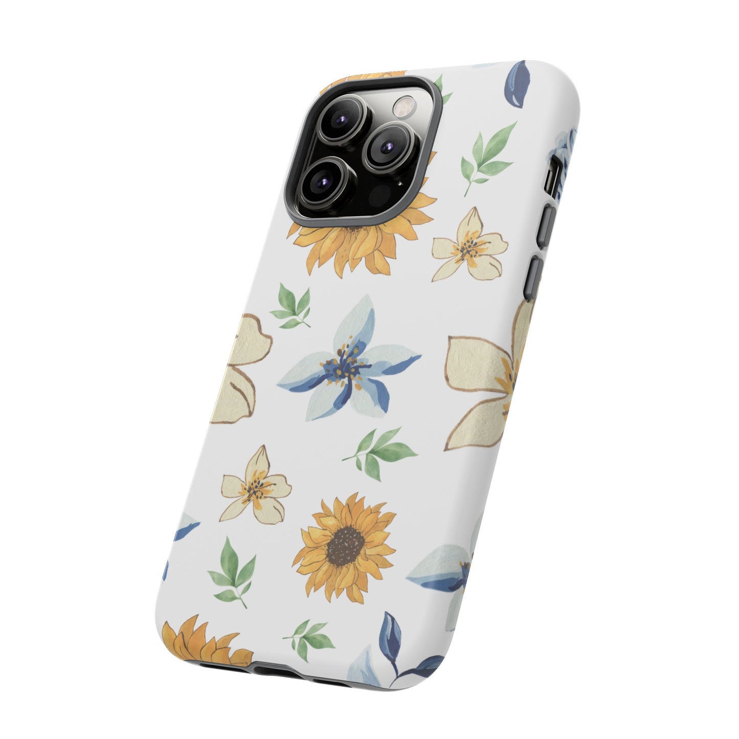 Beautiful Watercolour Flower Wallpaper Phone Case | iPhone 15 Plus/ Pro, 14, 13, 12| Google Pixel 7, Pro, 5| Samsung Galaxy S23 All Major Phone Models