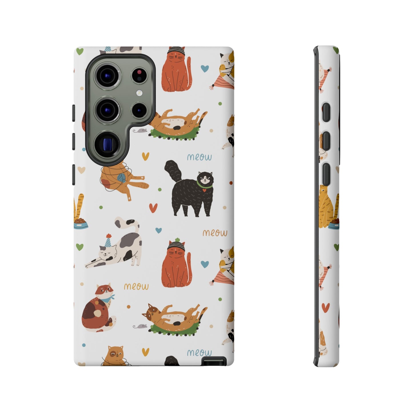 Collage of Cats Wallpaper Phone Case | iPhone 15 Plus/ Pro, 14, 13, 12| Google Pixel 7, Pro, 5| Samsung Galaxy S23 All Major Phone Models