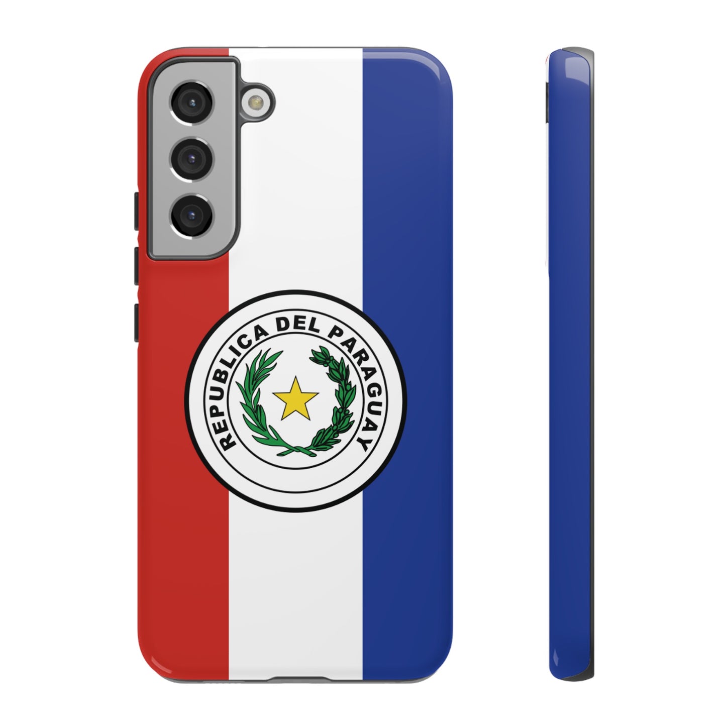 Paraguay Flag Phone Case | iPhone 15 Plus/ Pro, 14, 13, 12| Google Pixel 7, Pro, 5| Samsung Galaxy S23 All Major Phone Models