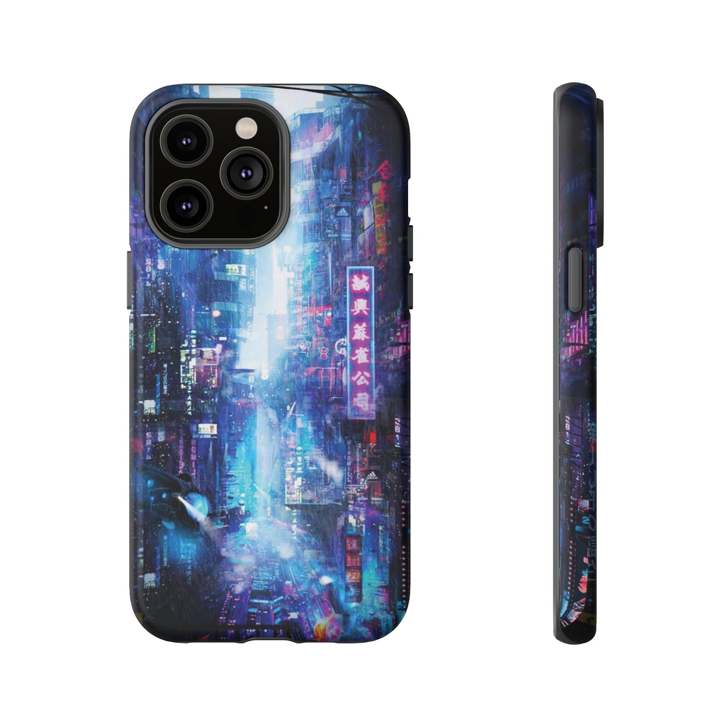 Night Life Futuristic City Wallpaper Phone Case | iPhone 15 Plus/ Pro, 14, 13, 12| Google Pixel 7, Pro, 5| Samsung Galaxy S23 All Major Phone Models