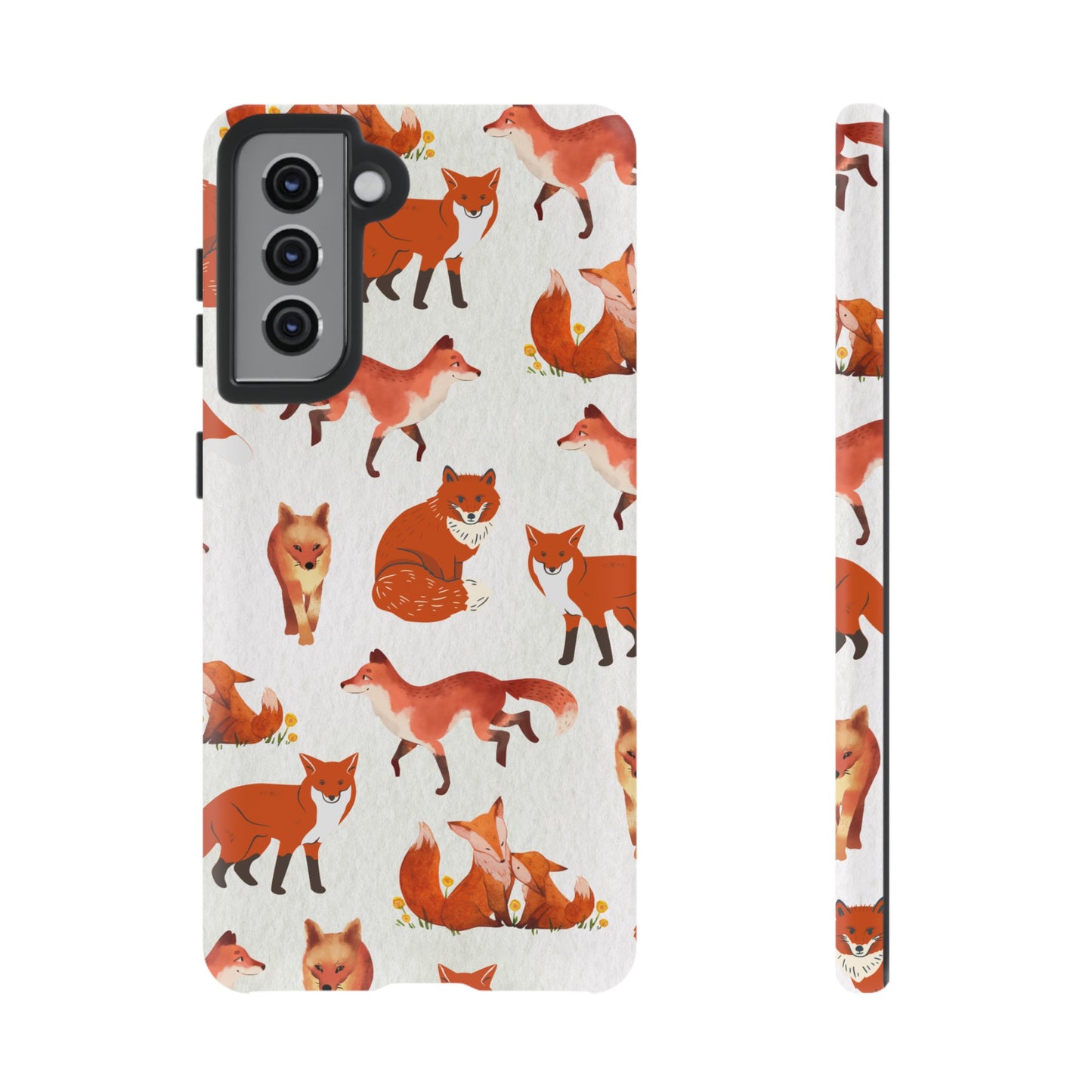 Foxes Wallpaper Phone Case | iPhone 15 Plus/ Pro, 14, 13, 12| Google Pixel 7, Pro, 5| Samsung Galaxy S23 All Major Phone Models